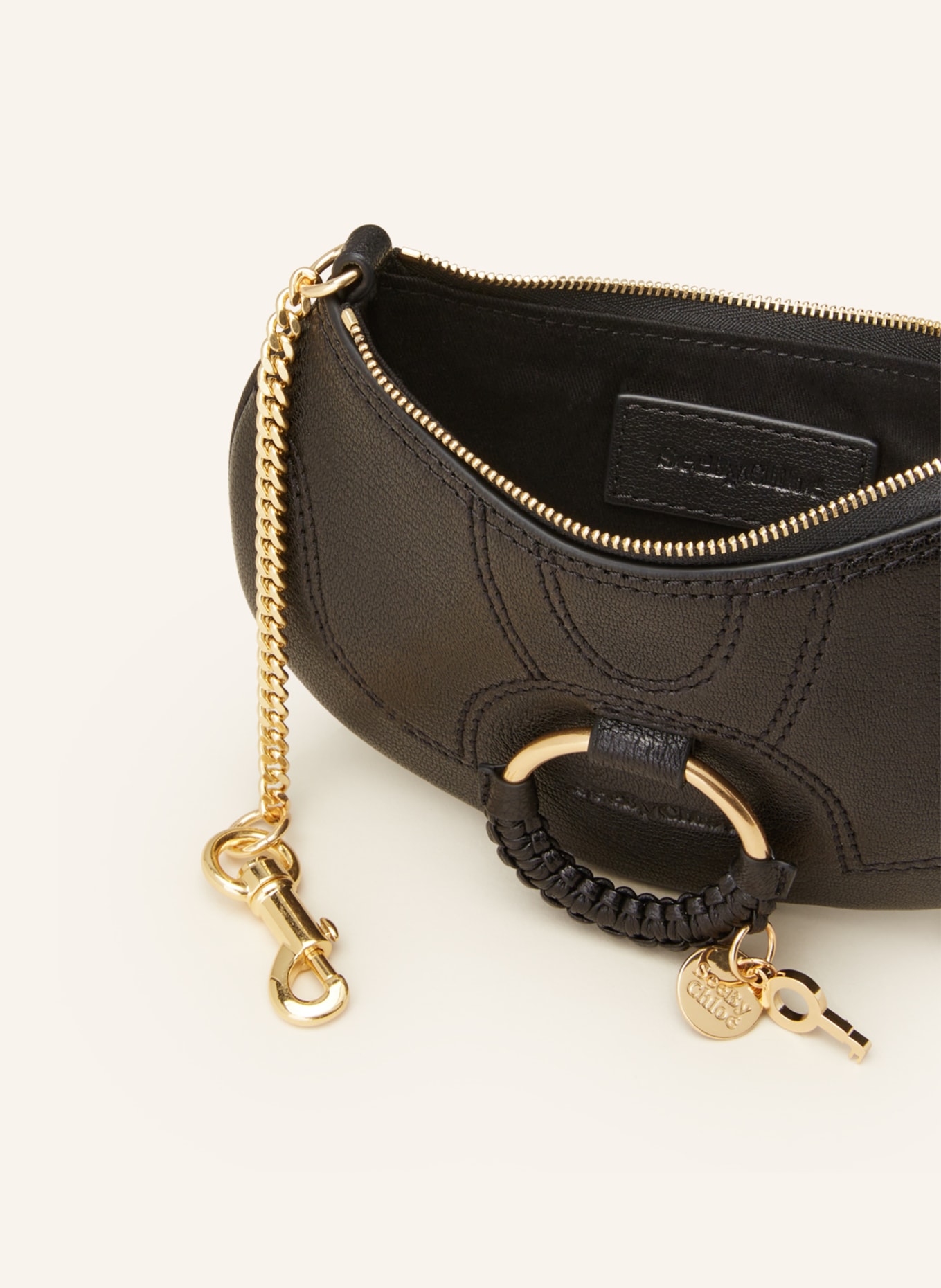 SEE BY CHLOÉ Shoulder bag HANA, Color: BLACK/ GOLD (Image 3)