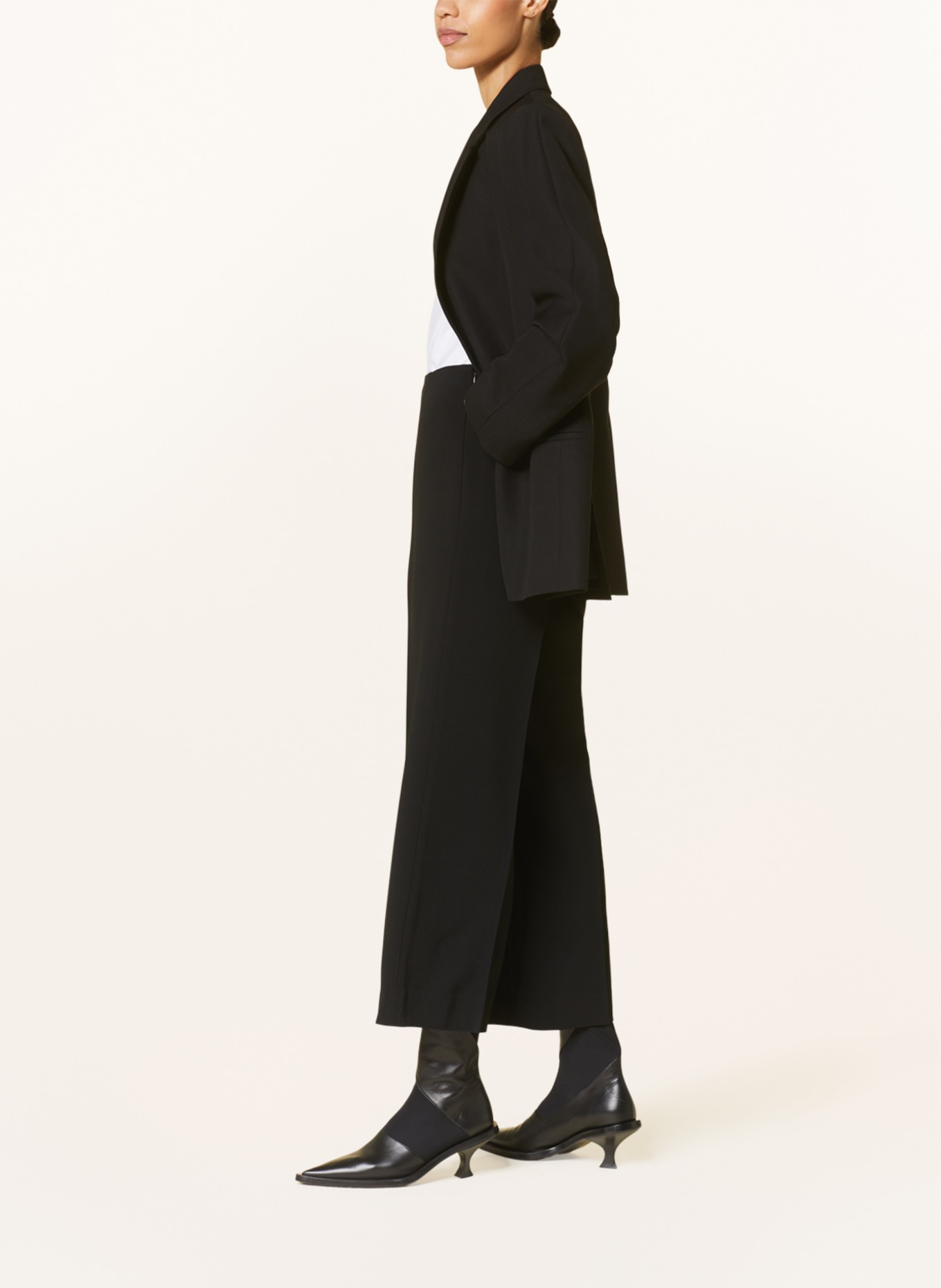 TOTEME Culottes, Color: BLACK (Image 4)