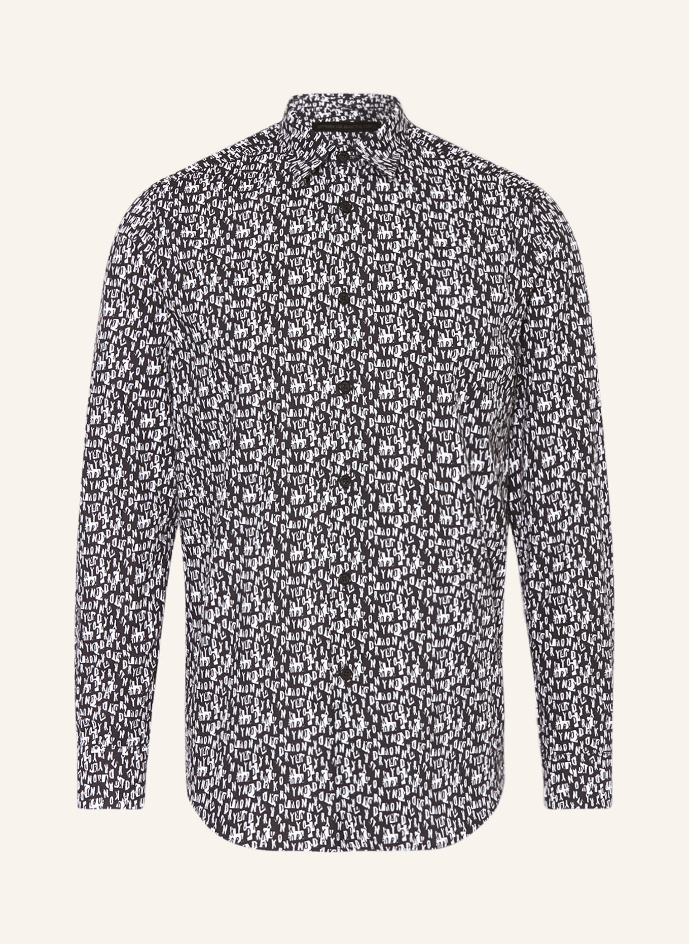 DRYKORN Shirt RAMIS regular fit, Color: BLACK/ WHITE (Image 1)