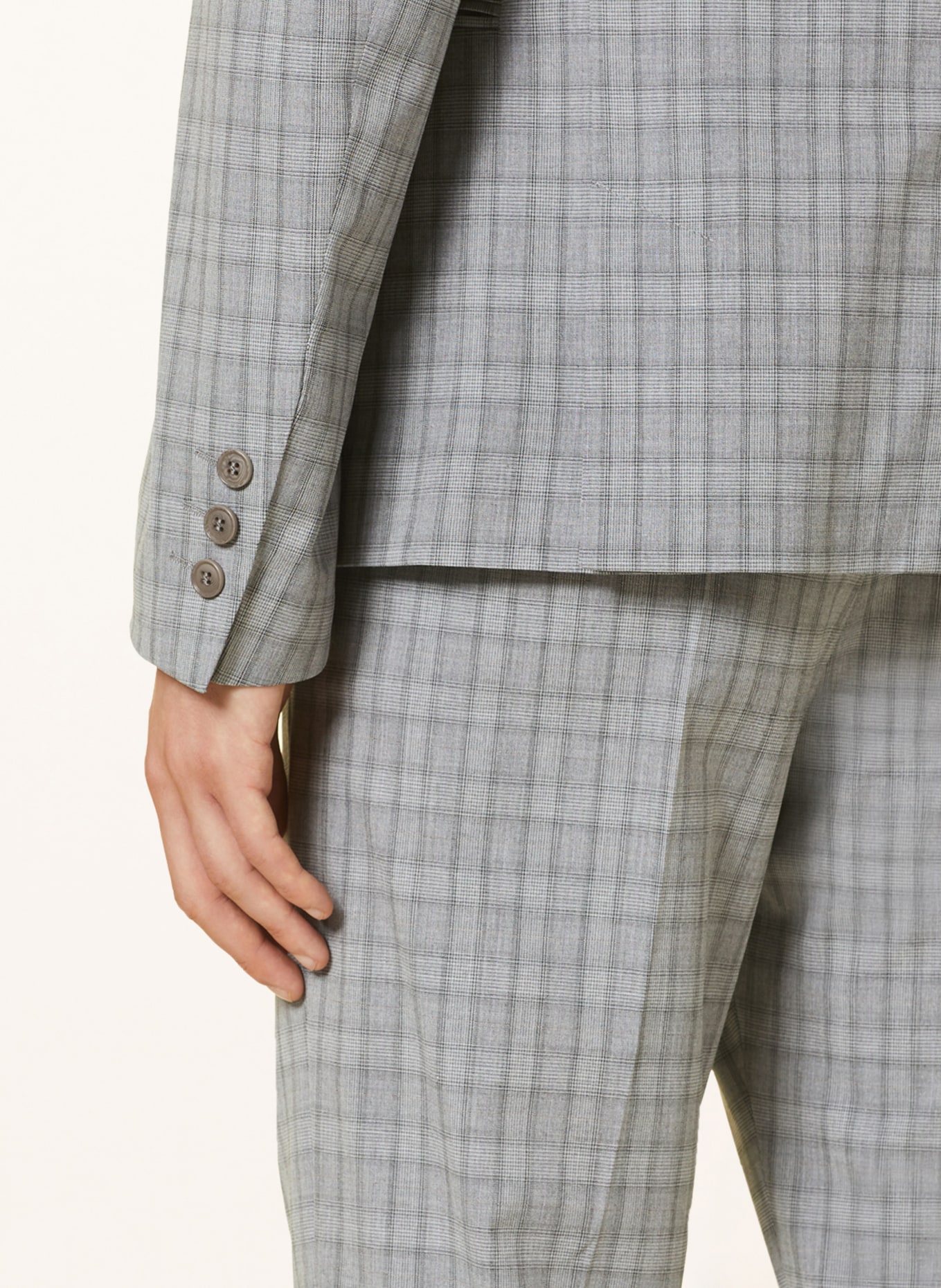 DRYKORN Oblekové sako HURLEY Extra Slim Fit, Barva: 6402 grau (Obrázek 5)