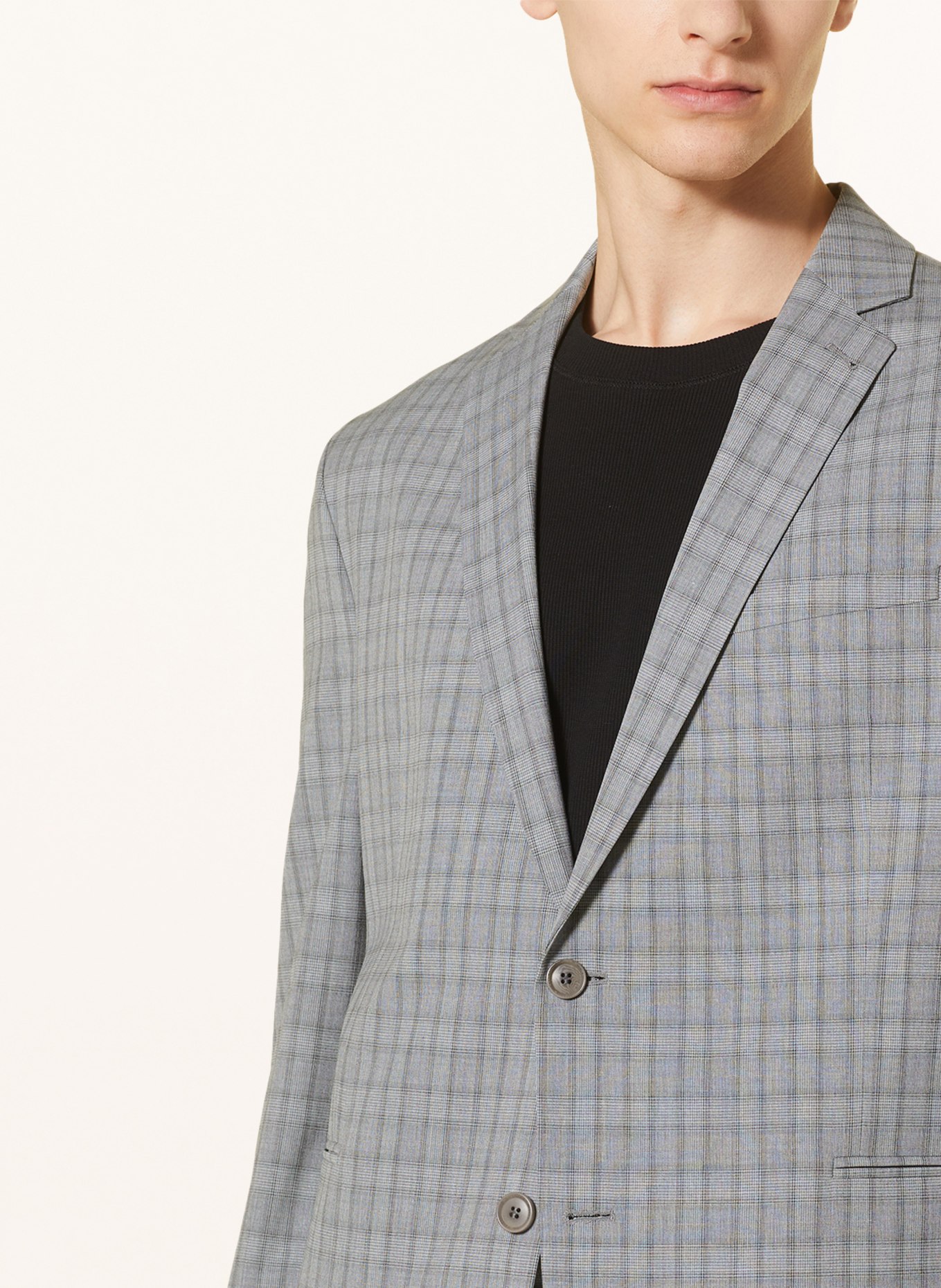 DRYKORN Oblekové sako HURLEY Extra Slim Fit, Barva: 6402 grau (Obrázek 6)