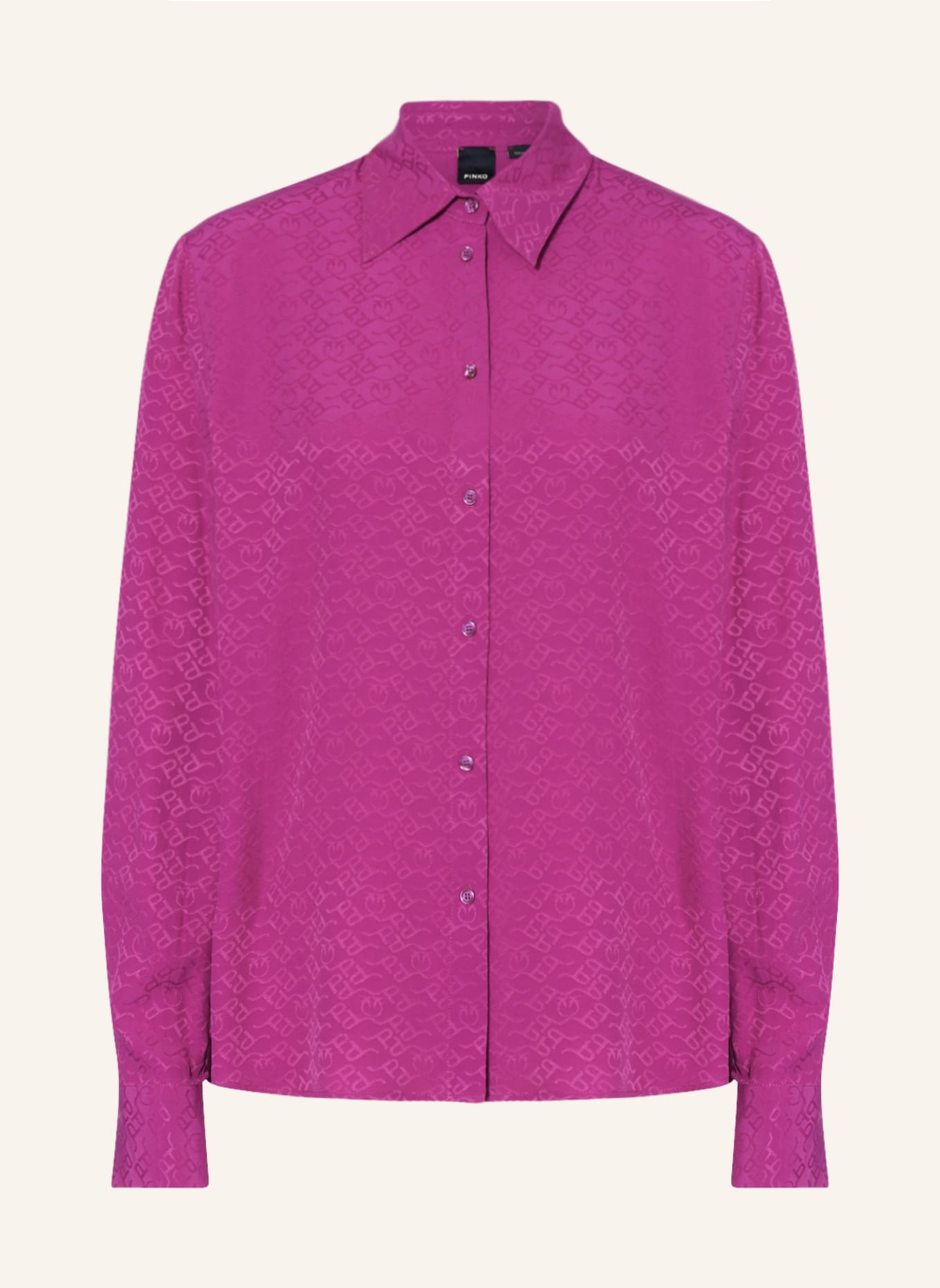PINKO Shirt blouse SMORZARE with silk, Color: FUCHSIA (Image 1)