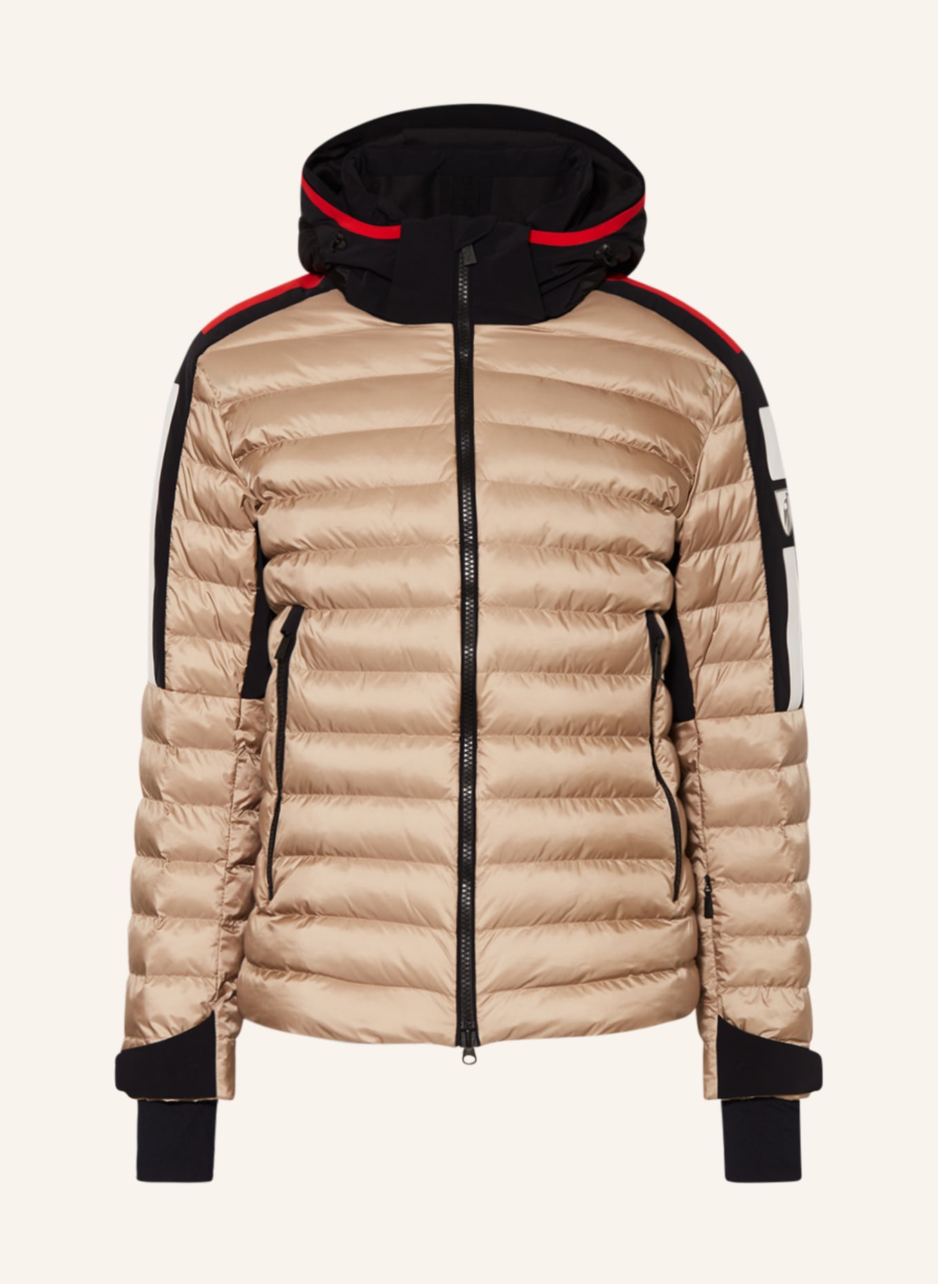 toni sailer Ski jacket KALE, Color: BEIGE/ BLACK (Image 1)