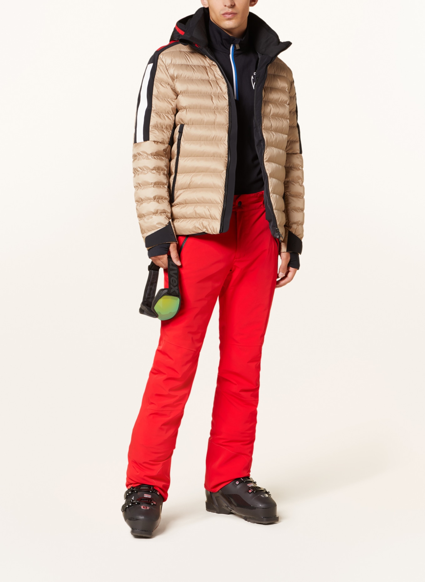 toni sailer Ski jacket KALE, Color: BEIGE/ BLACK (Image 2)