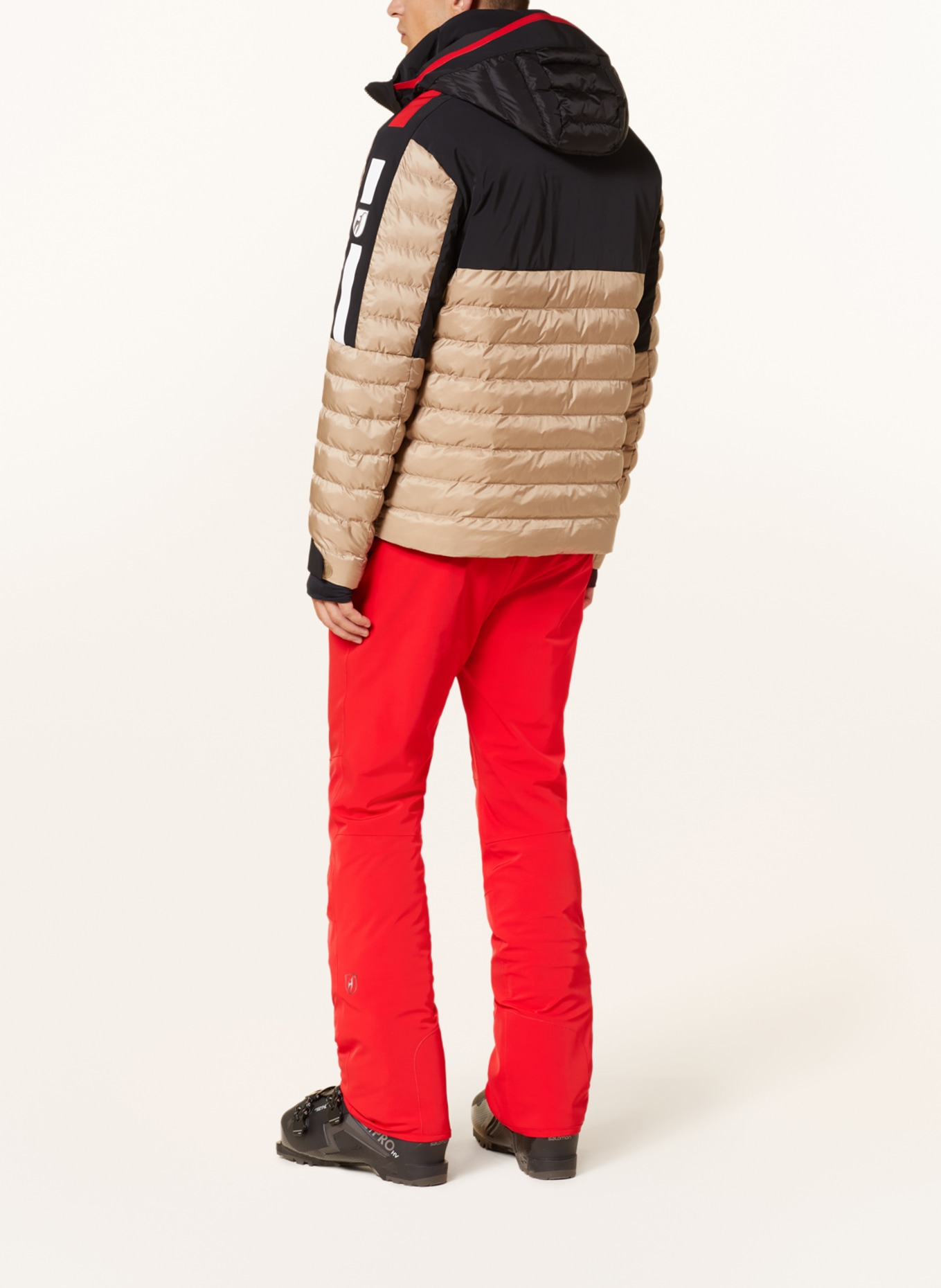 toni sailer Ski jacket KALE, Color: BEIGE/ BLACK (Image 3)