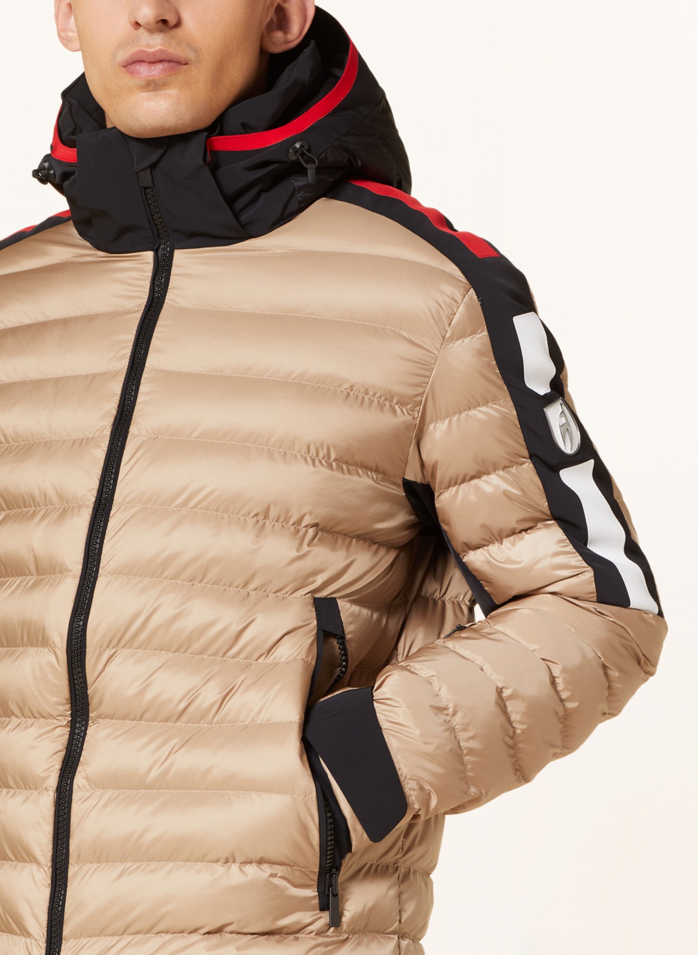 toni sailer Ski jacket KALE, Color: BEIGE/ BLACK (Image 5)