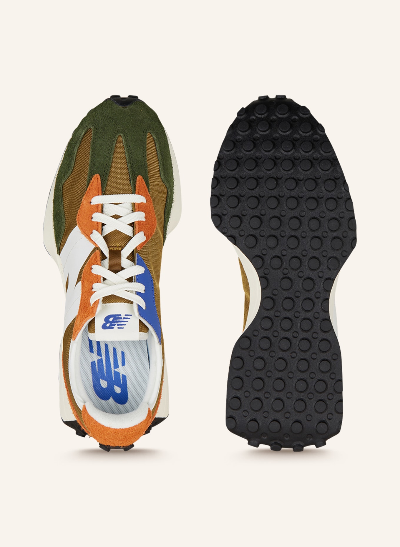new balance Sneakers 327, Color: GREEN/ DARK YELLOW/ ORANGE (Image 5)