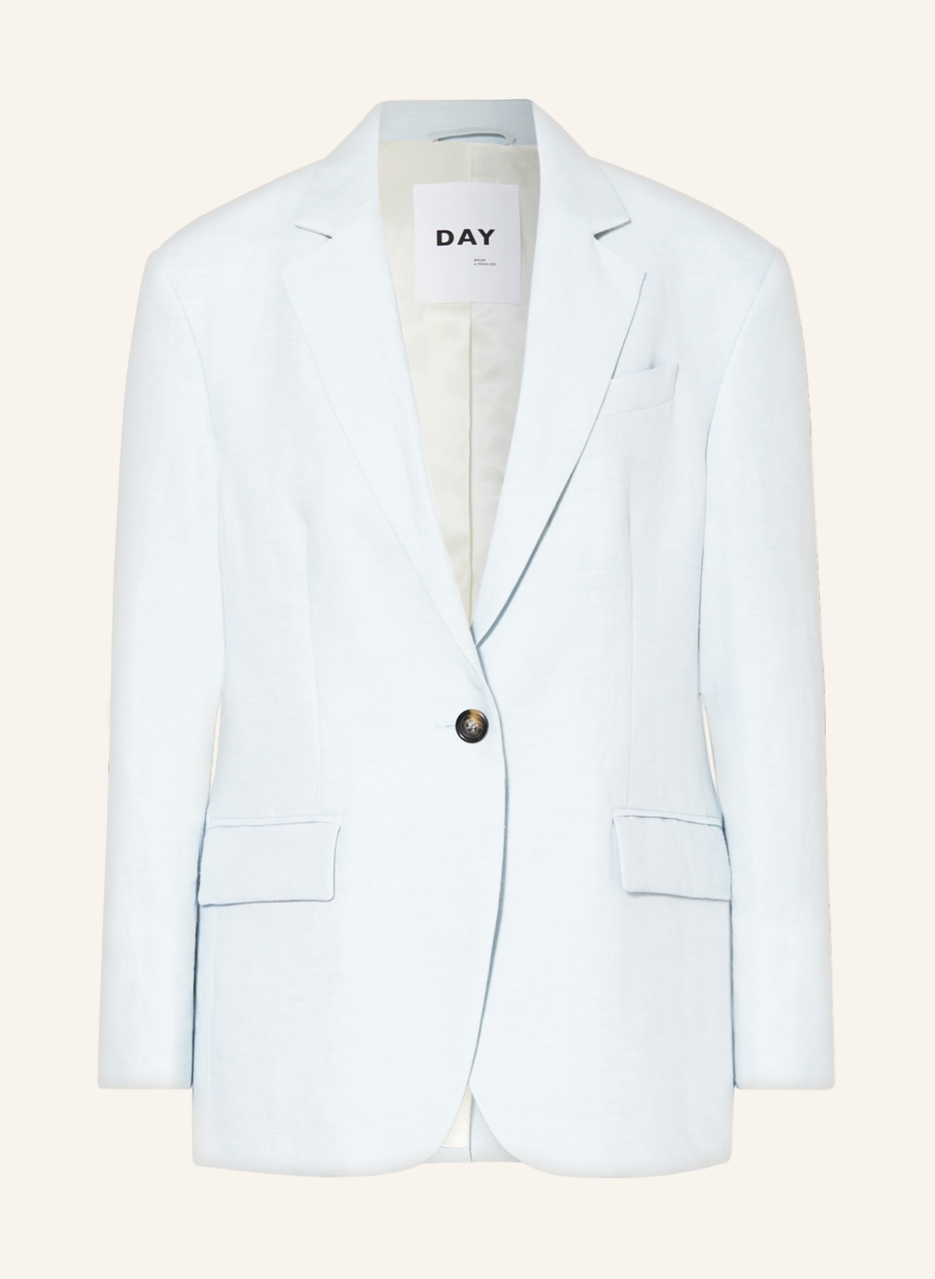 DAY BIRGER et MIKKELSEN Blazers ALLEN with linen, Color: LIGHT BLUE (Image 1)