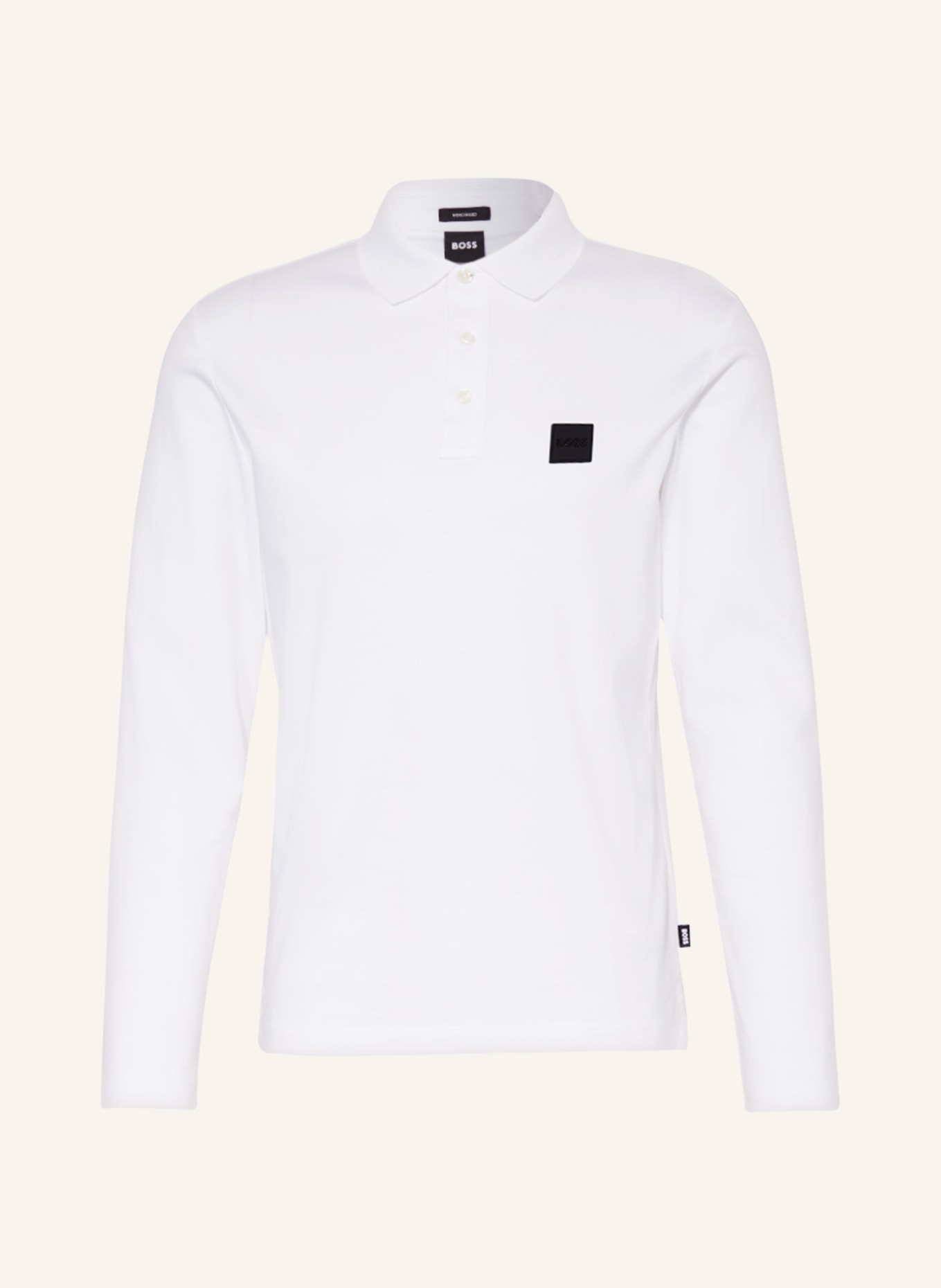 BOSS Jersey polo shirt PADO, Color: WHITE (Image 1)