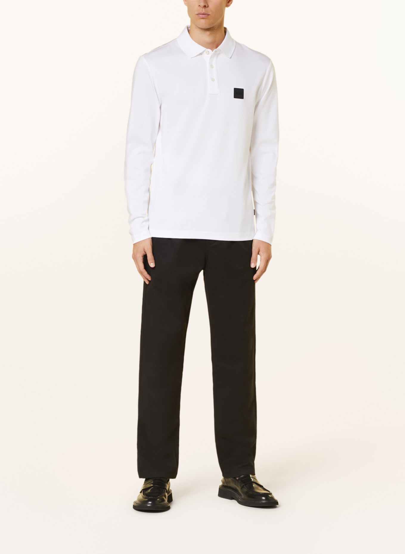 BOSS Jersey polo shirt PADO, Color: WHITE (Image 2)