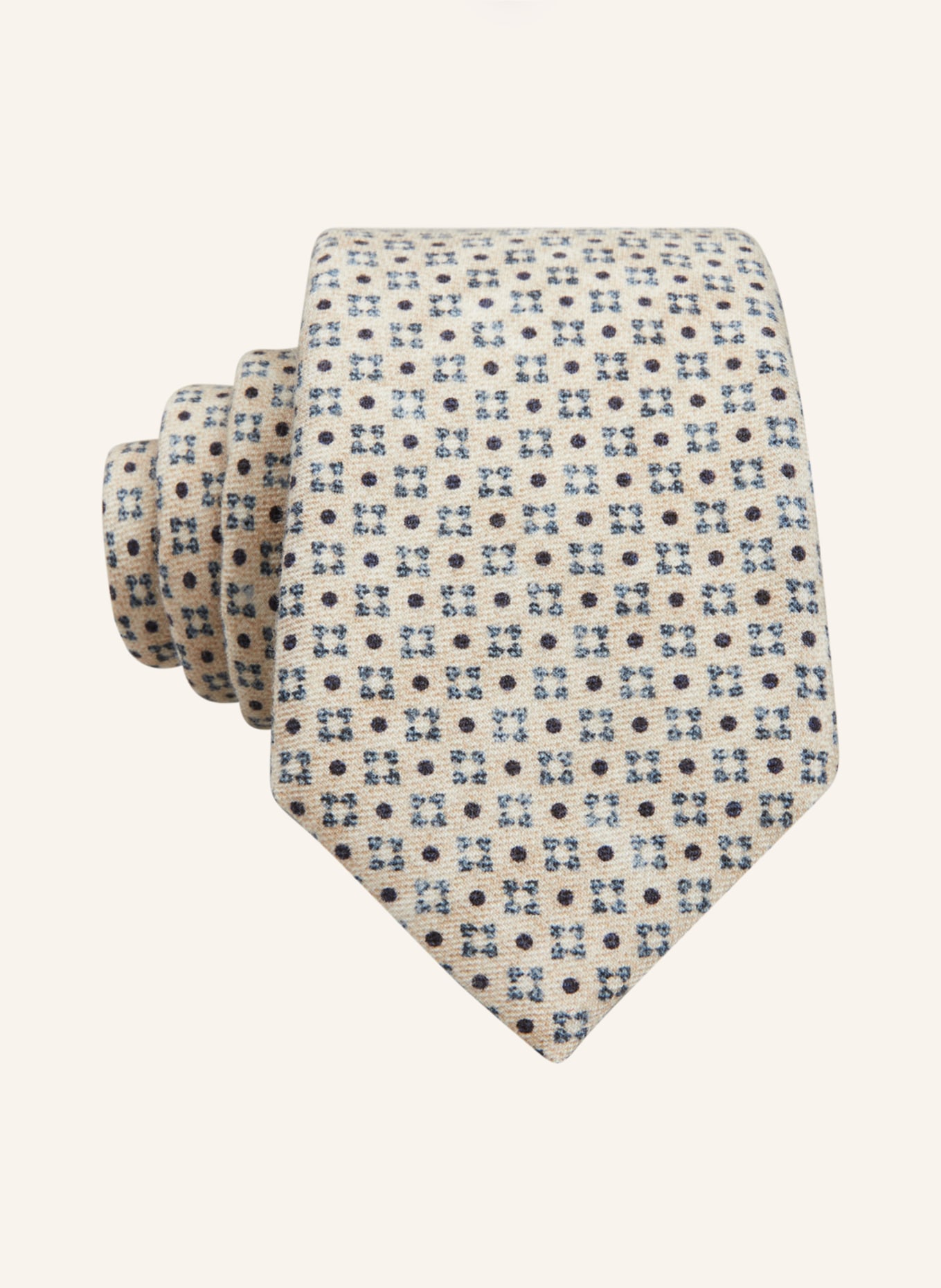 BOSS Krawatte, Farbe: CREME/ BLAU (Bild 1)