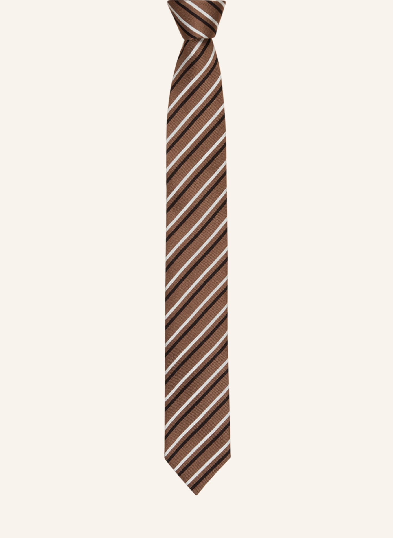 BOSS Krawatte, Farbe: BEIGE/ SCHWARZ/ WEISS (Bild 2)
