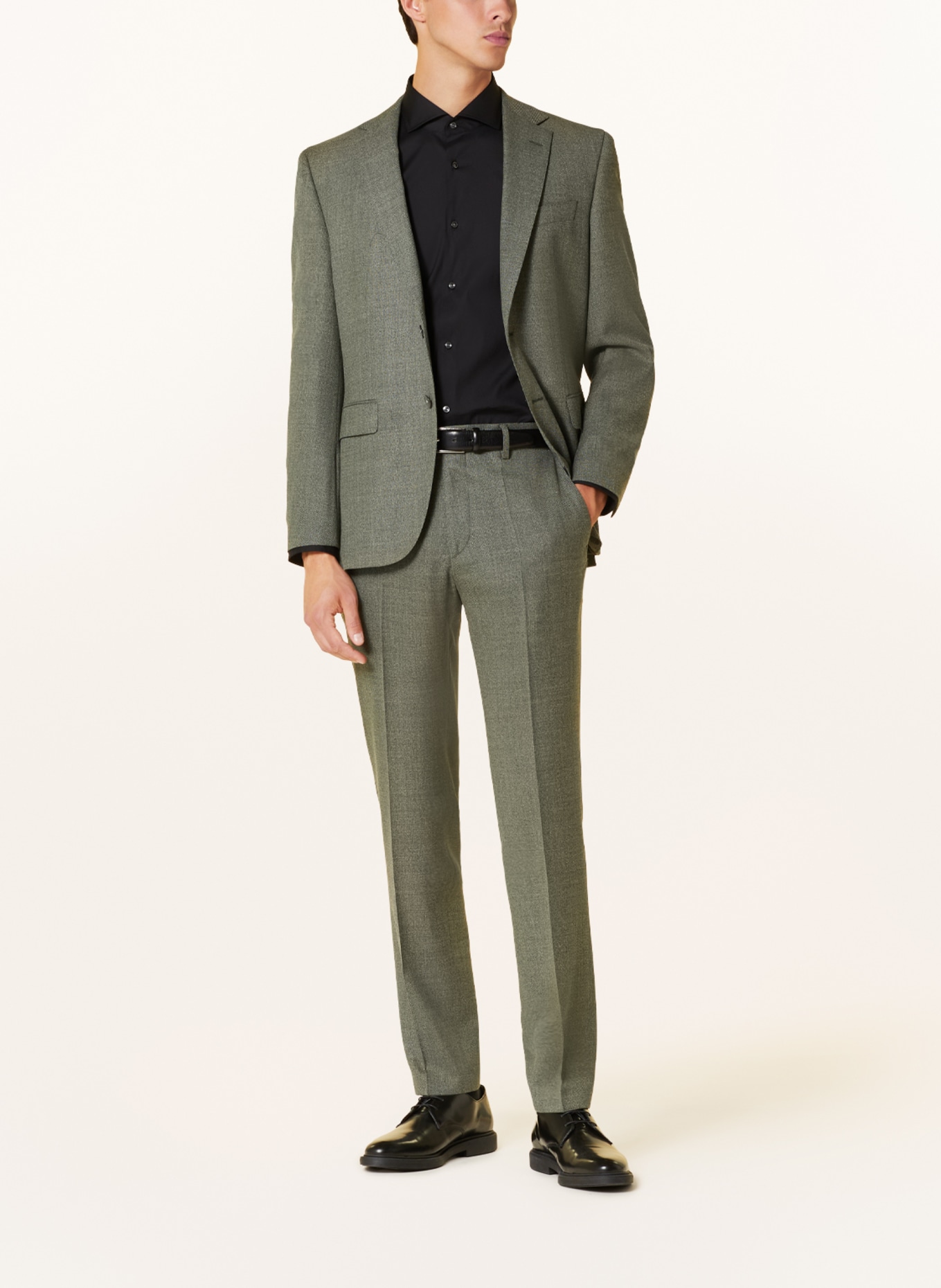 BOSS Anzughose H-LENON Regular Fit, Farbe: 336 LIGHT/PASTEL GREEN (Bild 2)
