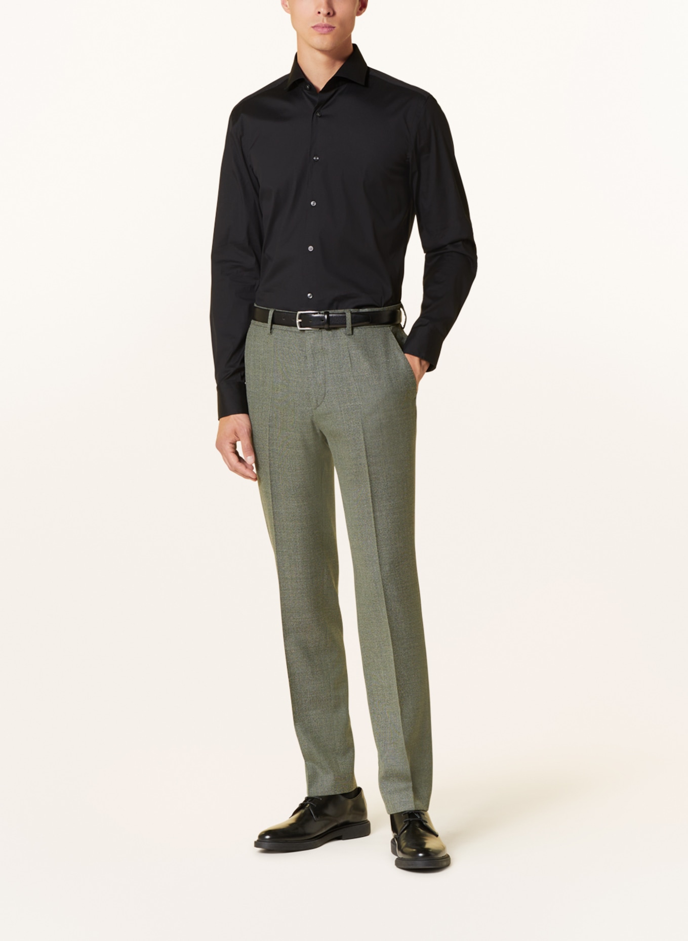 BOSS Anzughose H-LENON Regular Fit, Farbe: 336 LIGHT/PASTEL GREEN (Bild 3)