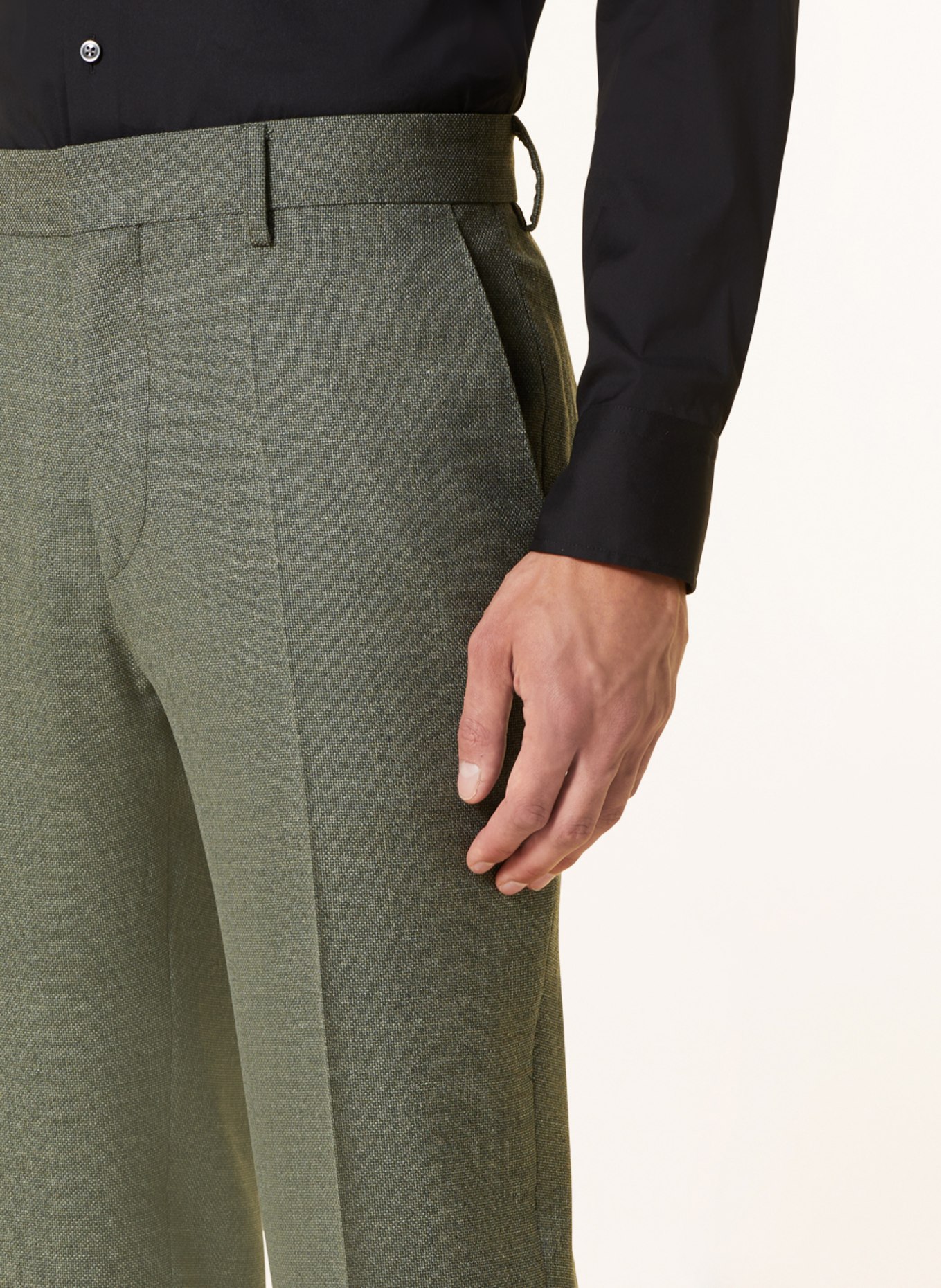 BOSS Anzughose H-LENON Regular Fit, Farbe: 336 LIGHT/PASTEL GREEN (Bild 6)