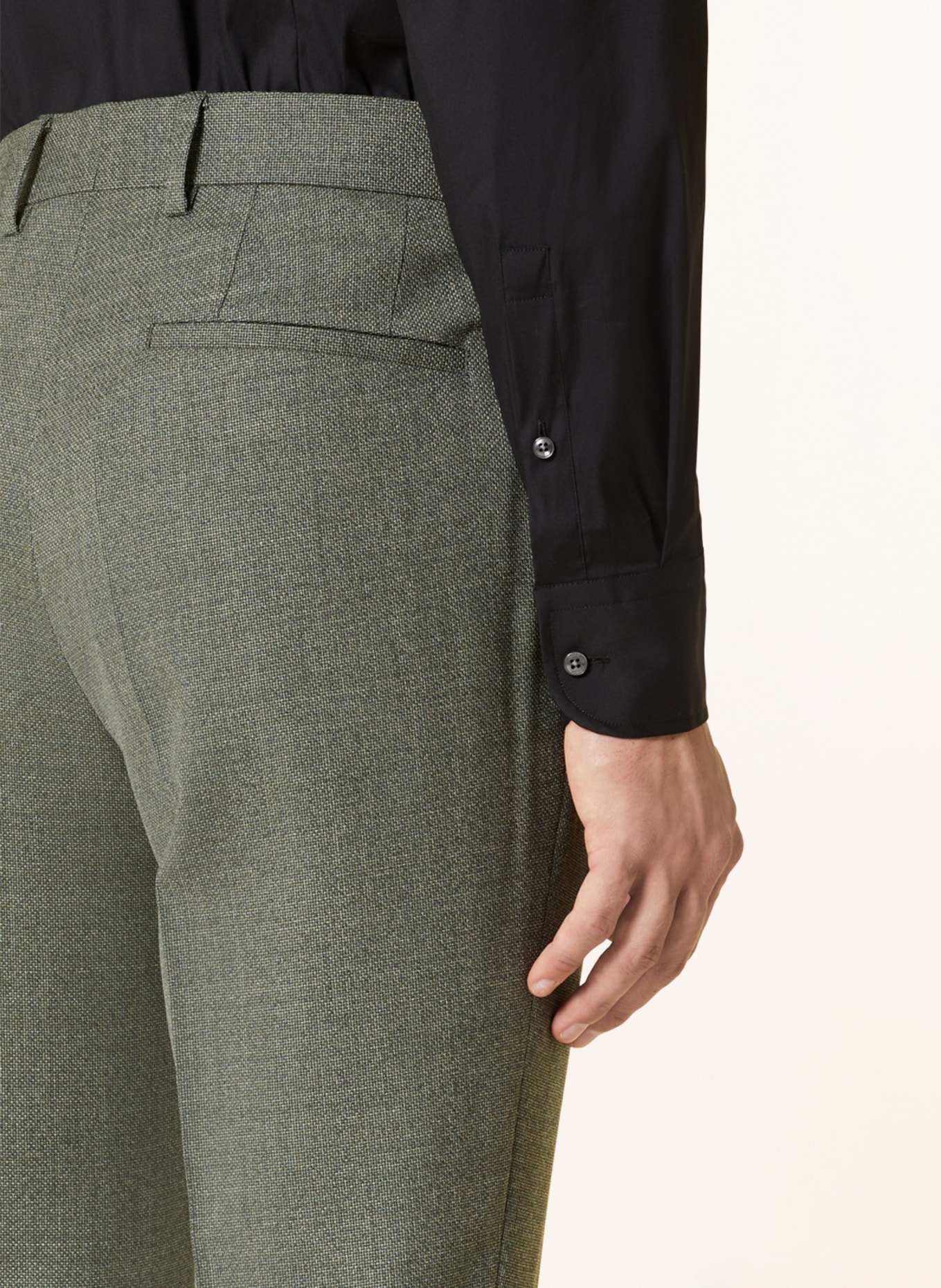 BOSS Anzughose H-LENON Regular Fit, Farbe: 336 LIGHT/PASTEL GREEN (Bild 7)