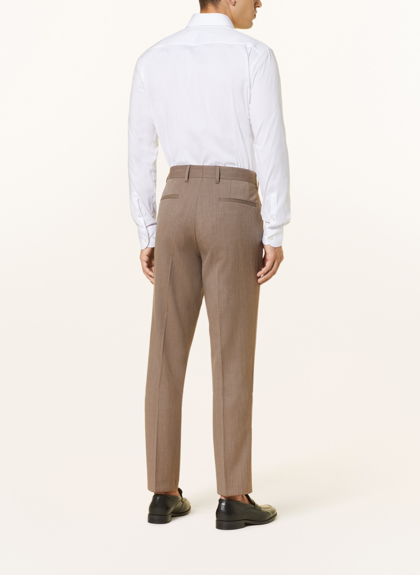 BOSS Suit trousers LENON regular fit, Color: 260 MEDIUM BEIGE (Image 4)