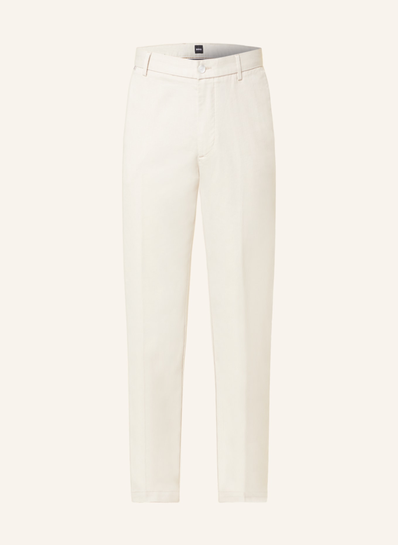 BOSS Trousers KANE tapered fit, Color: CREAM (Image 1)