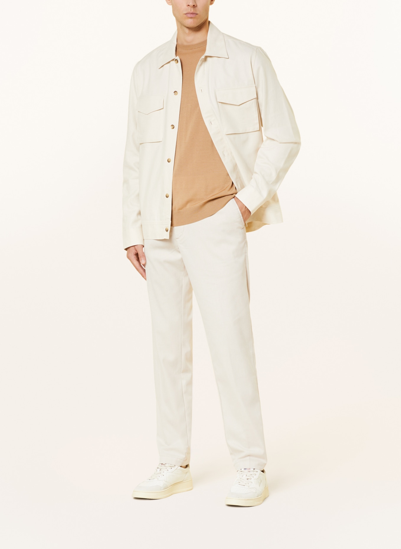BOSS Trousers KANE tapered fit, Color: CREAM (Image 2)