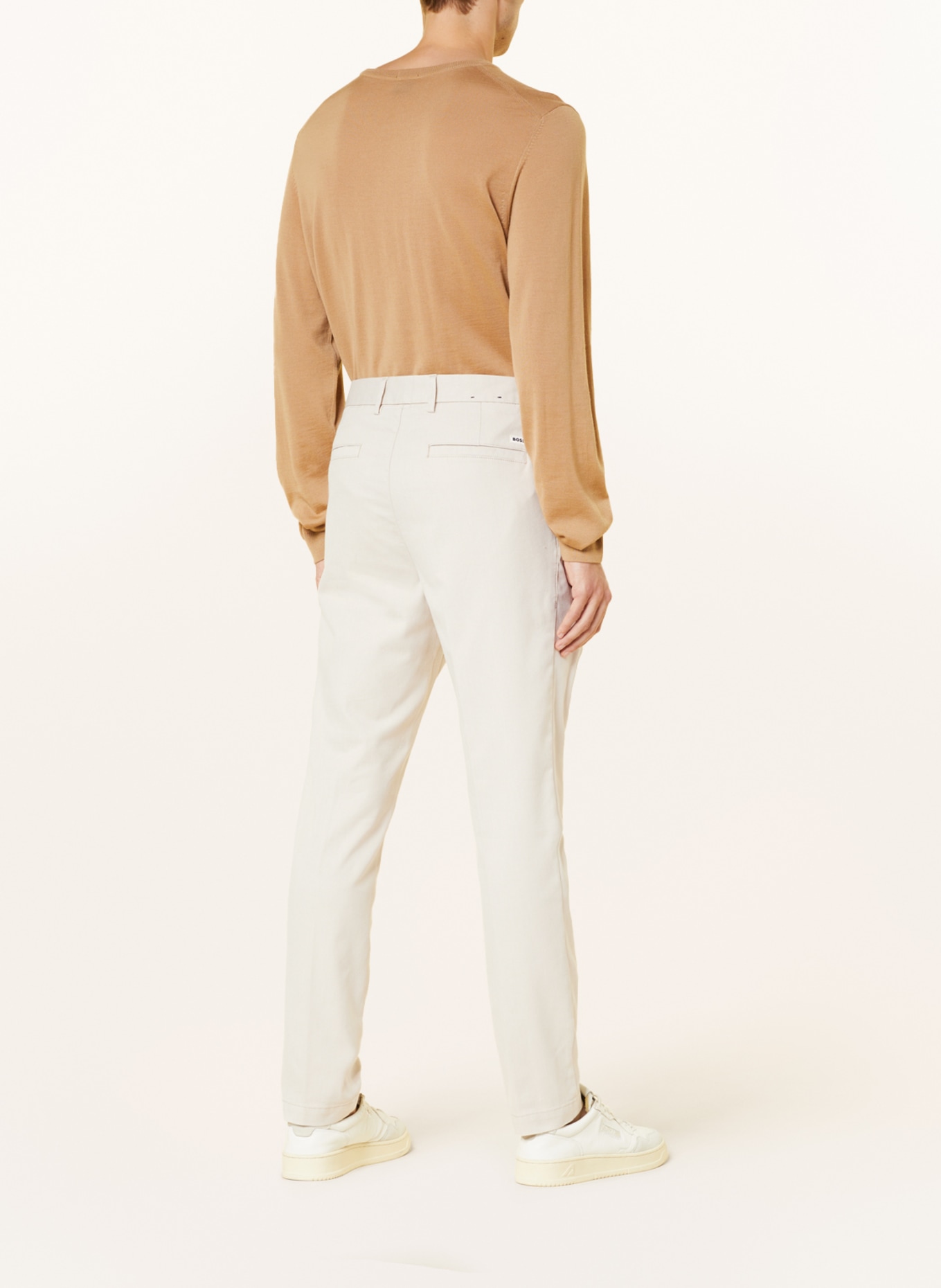 BOSS Trousers KANE tapered fit, Color: CREAM (Image 3)