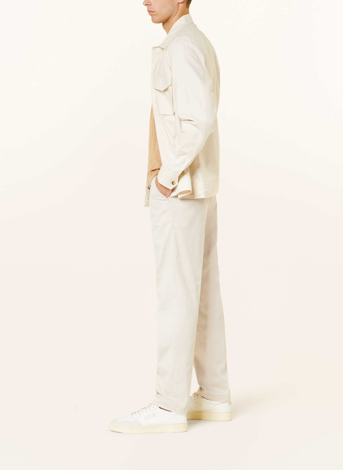 BOSS Trousers KANE tapered fit, Color: CREAM (Image 4)