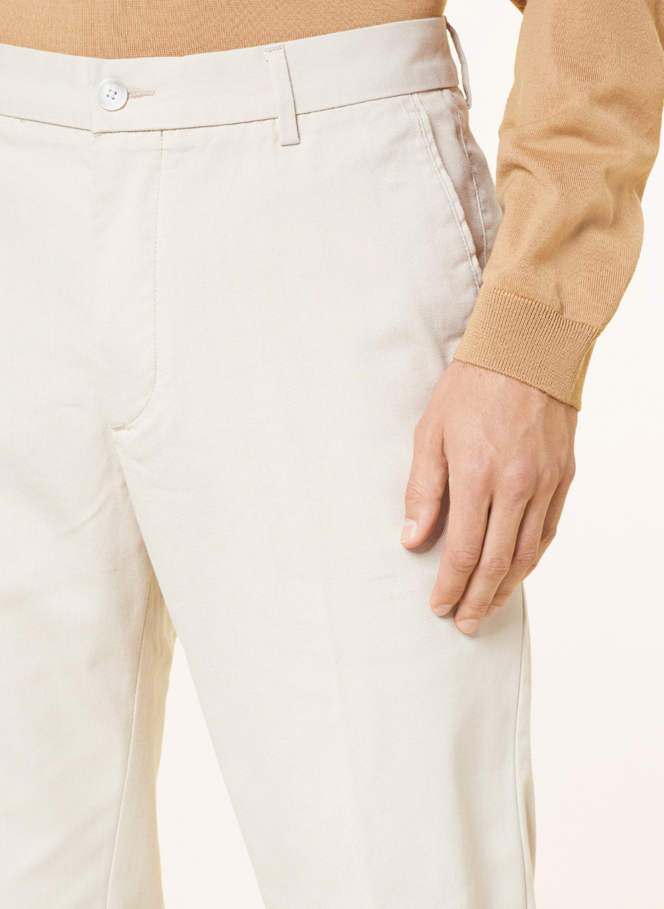 BOSS Trousers KANE tapered fit, Color: CREAM (Image 5)