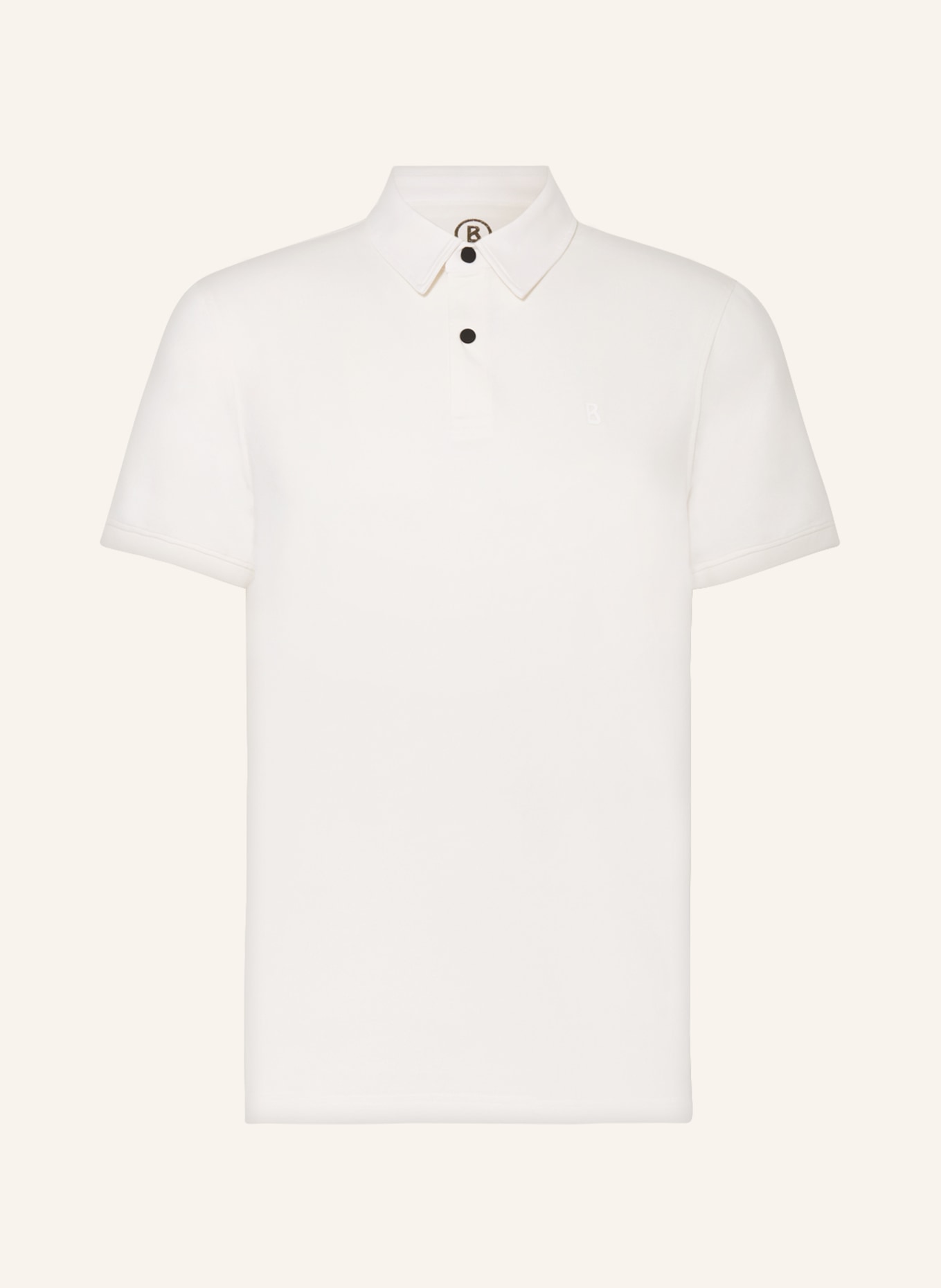 BOGNER Piqué polo shirt regular fit, Color: CREAM (Image 1)