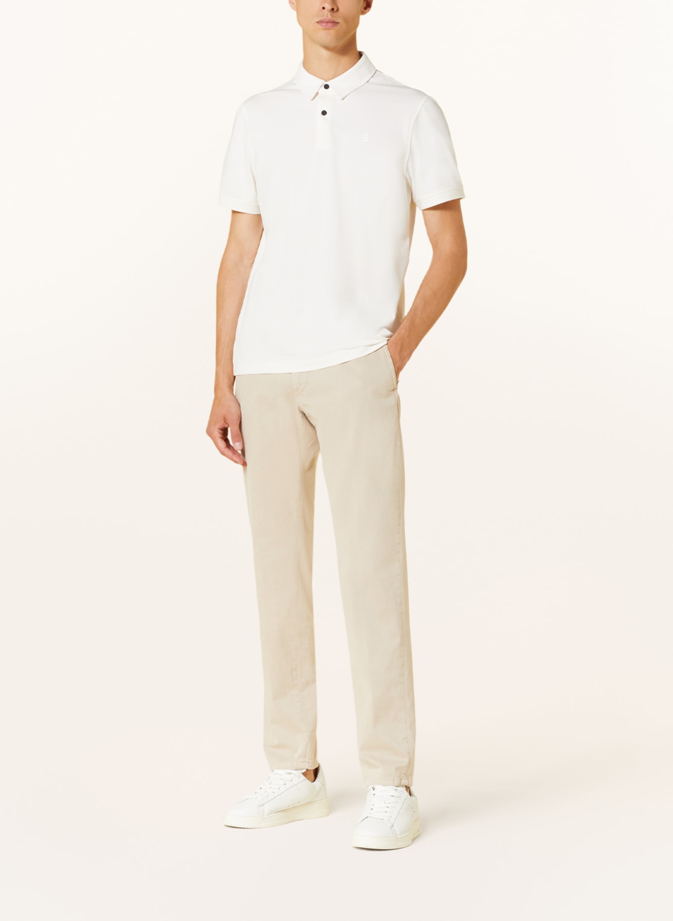 BOGNER Piqué-Poloshirt Regular Fit, Farbe: CREME (Bild 2)