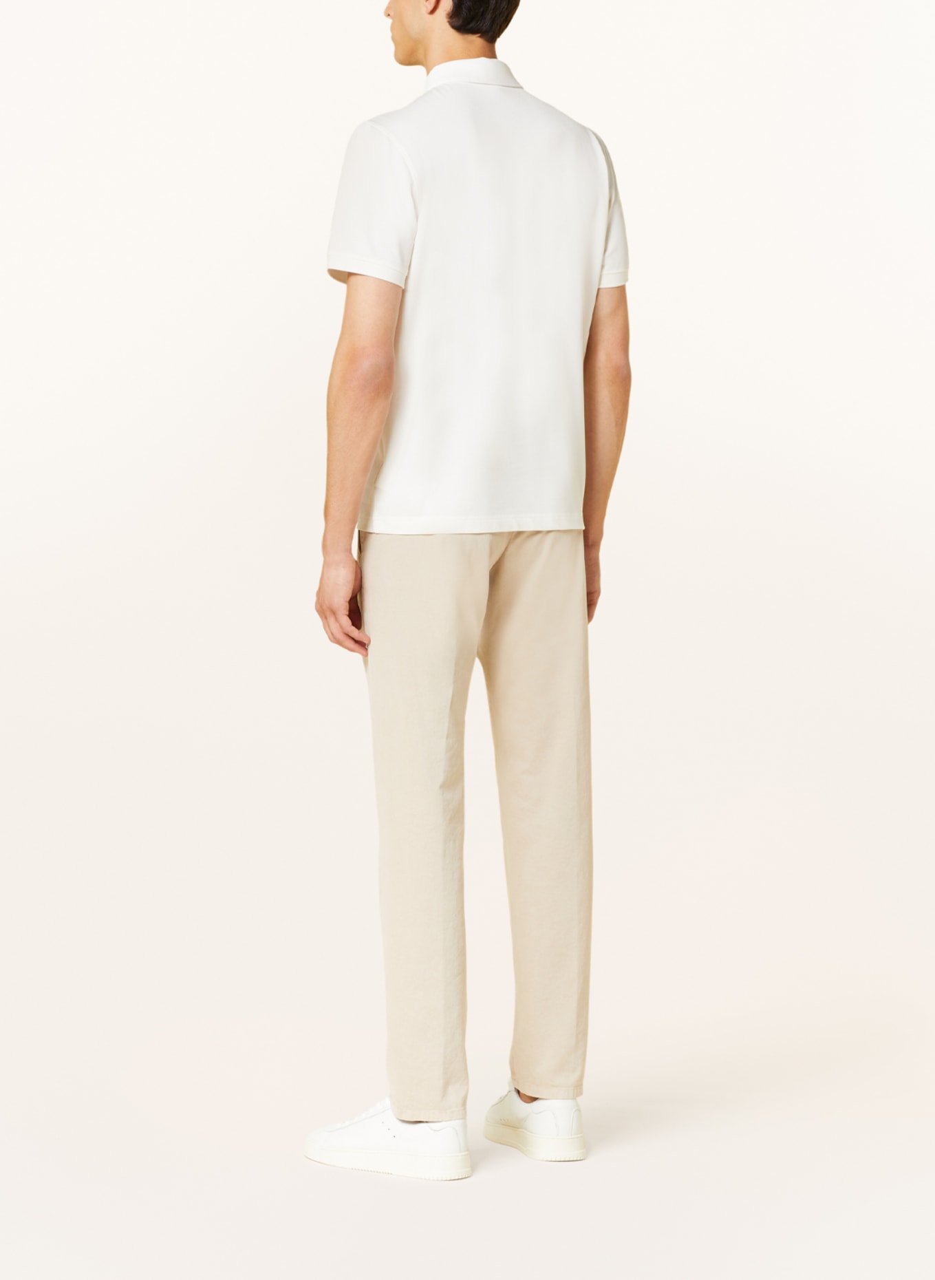 BOGNER Piqué-Poloshirt Regular Fit, Farbe: CREME (Bild 3)