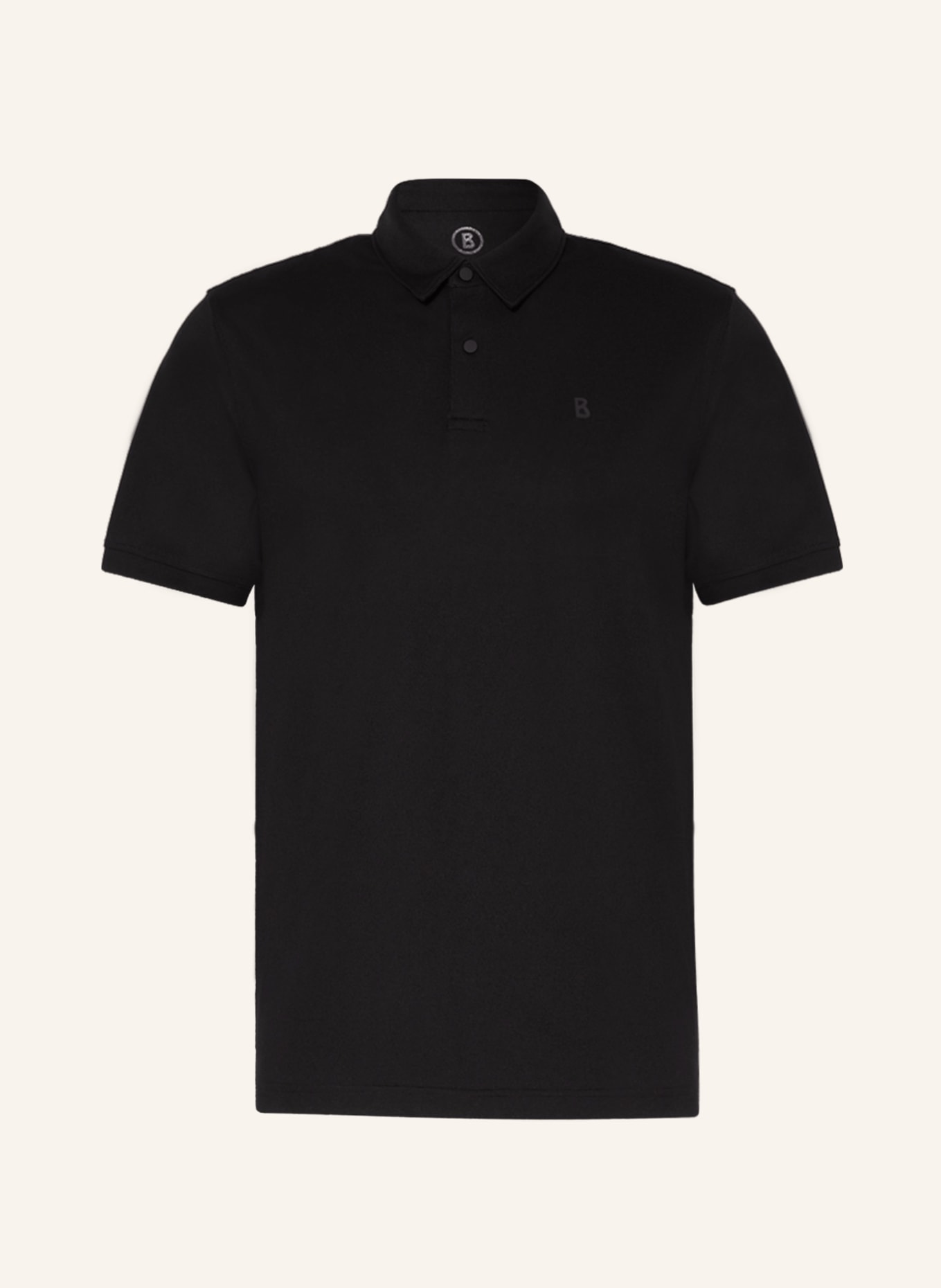 BOGNER Piqué-Poloshirt Regular Fit, Farbe: SCHWARZ (Bild 1)