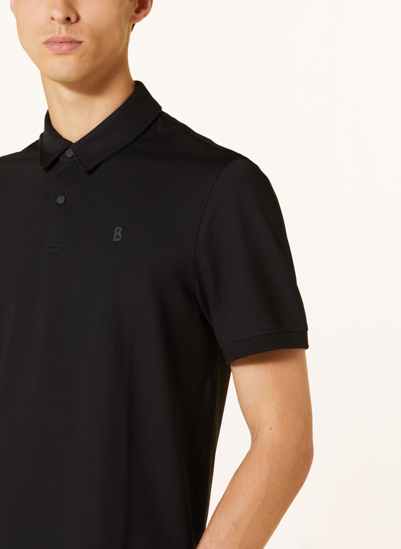 BOGNER Piqué-Poloshirt Regular Fit, Farbe: SCHWARZ (Bild 4)