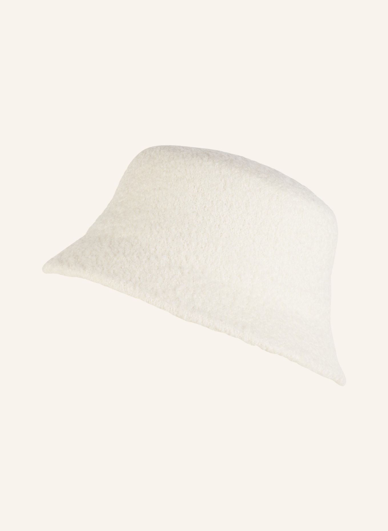 darling harbour Bucket hat made of teddy, Color: CREAM (Image 1)