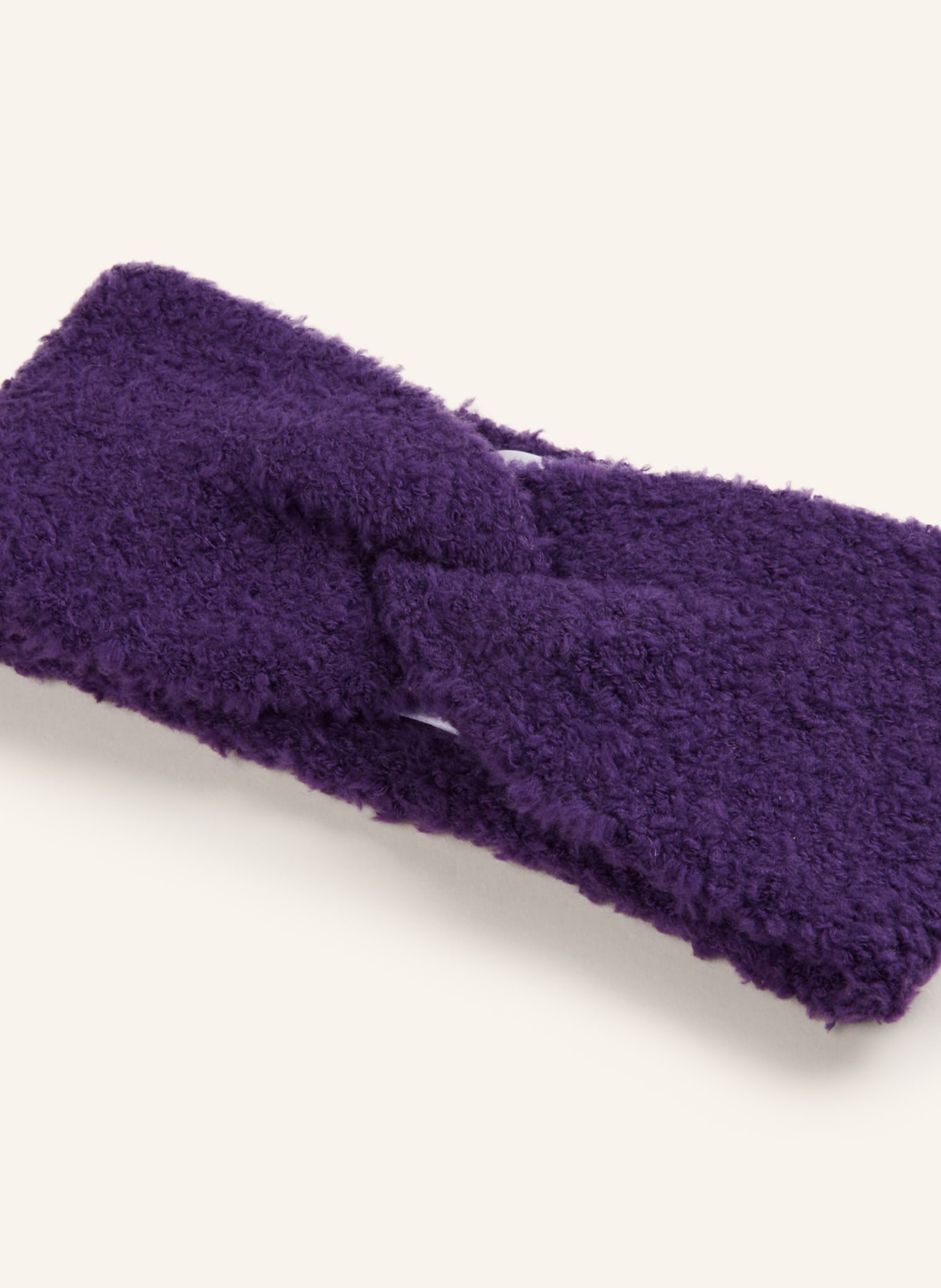 darling harbour Stirnband aus Teddyfell: LILA