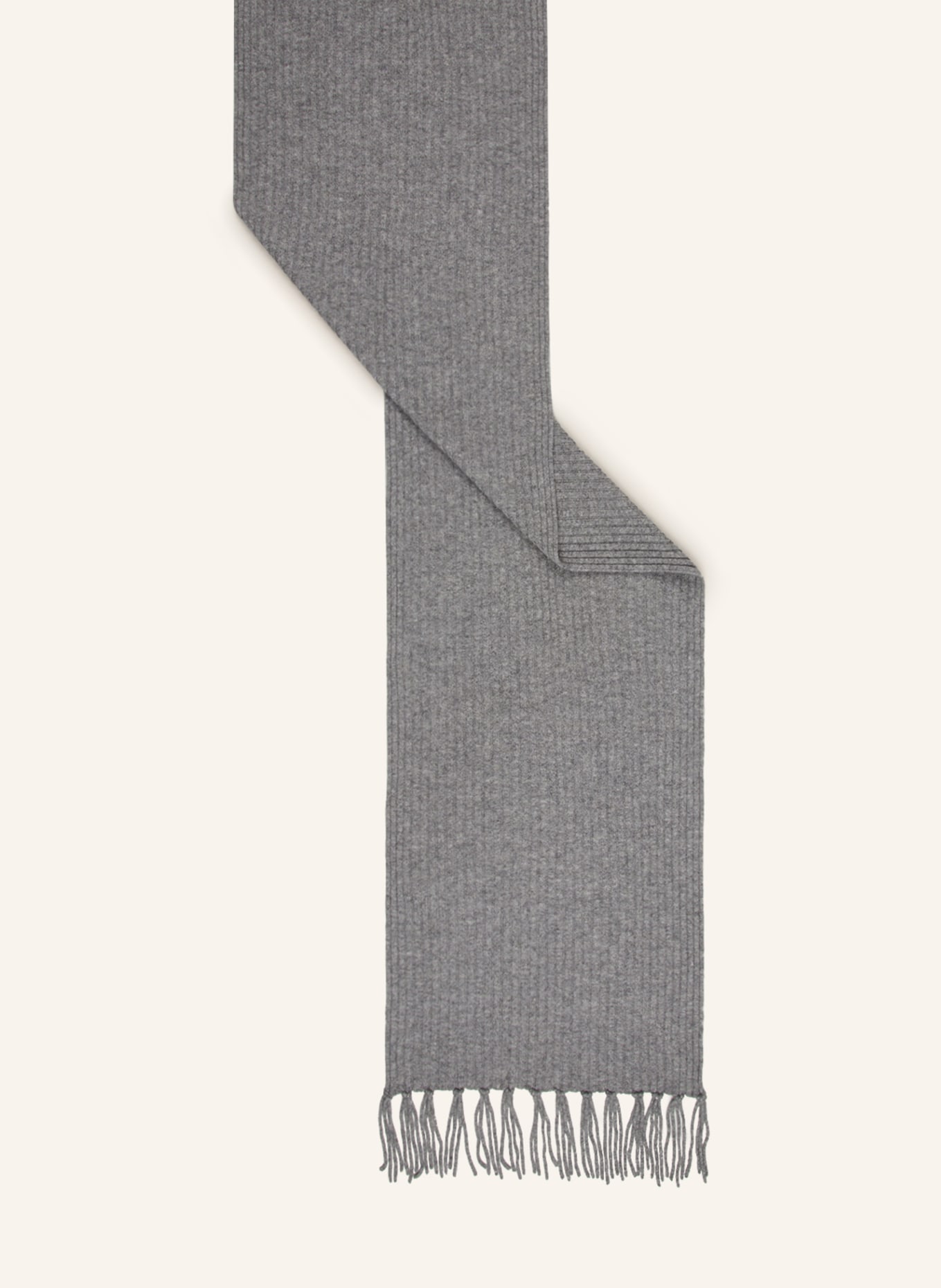 darling harbour Scarf with cashmere, Color: GRAY (Image 2)