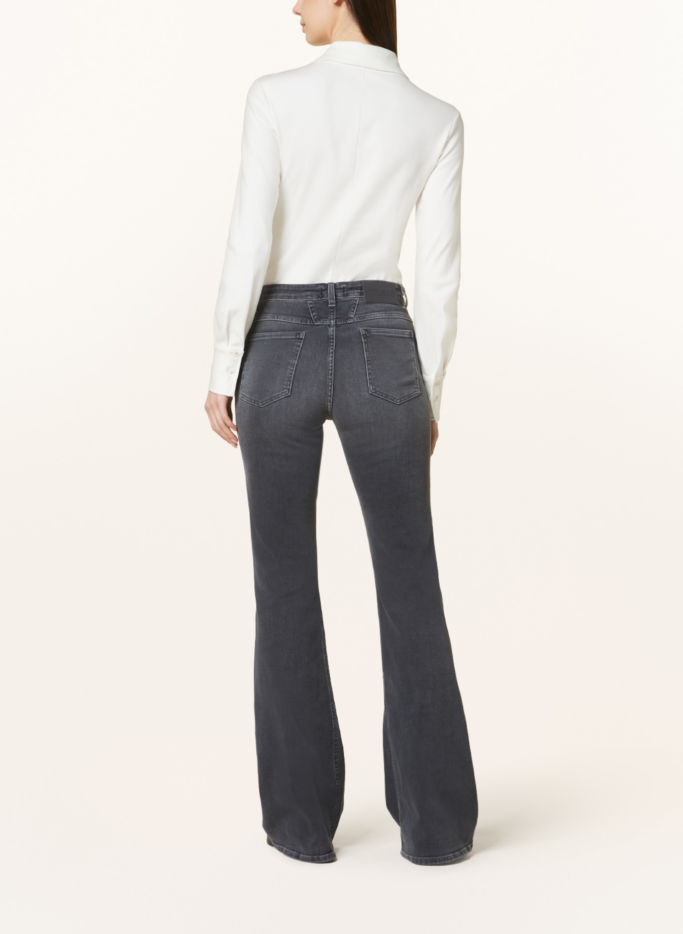 CLOSED Flared Jeans RAWLIN, Farbe: DGY DARK GREY (Bild 3)
