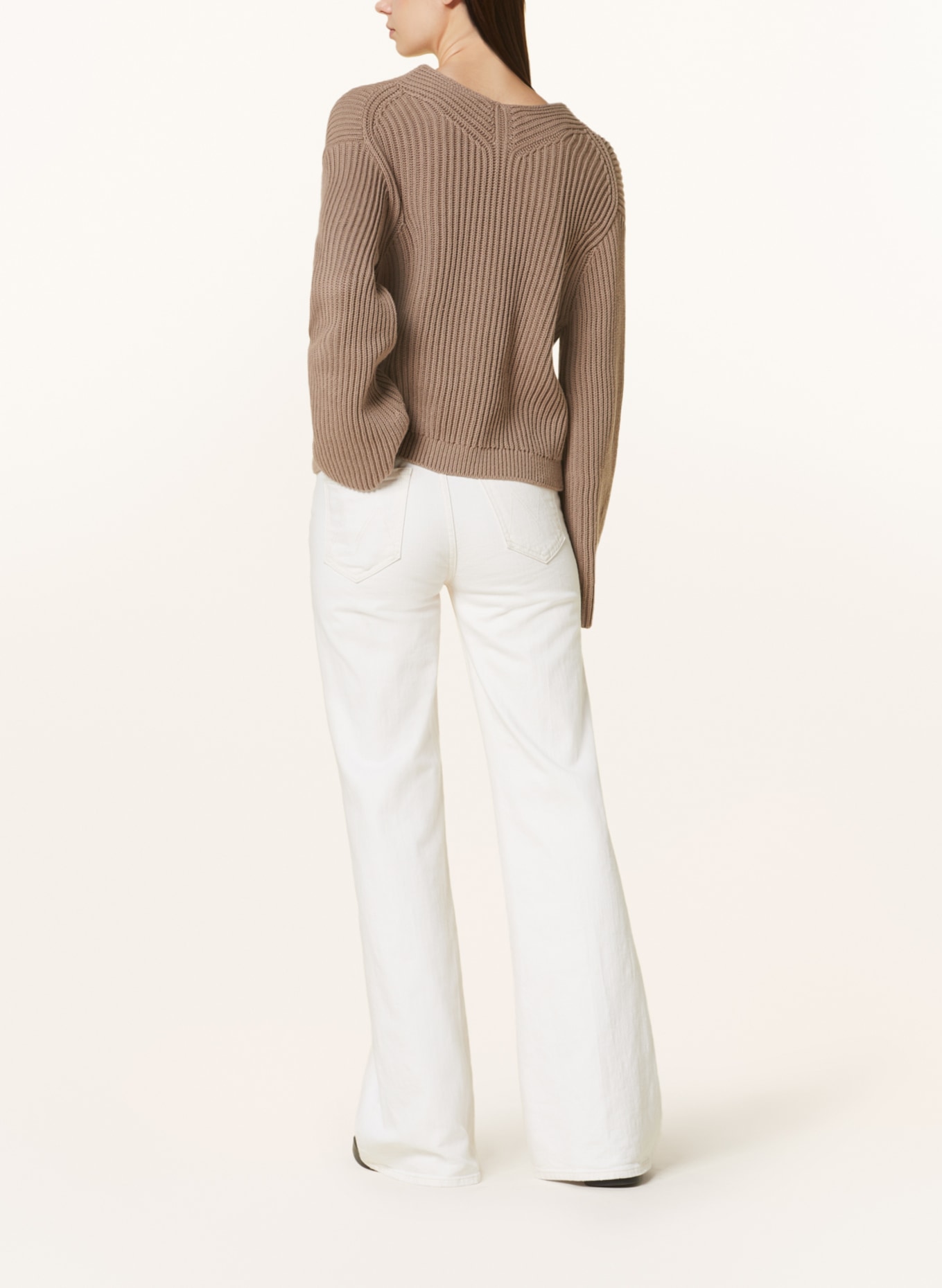 CLOSED Cardigan, Color: LIGHT BROWN (Image 3)