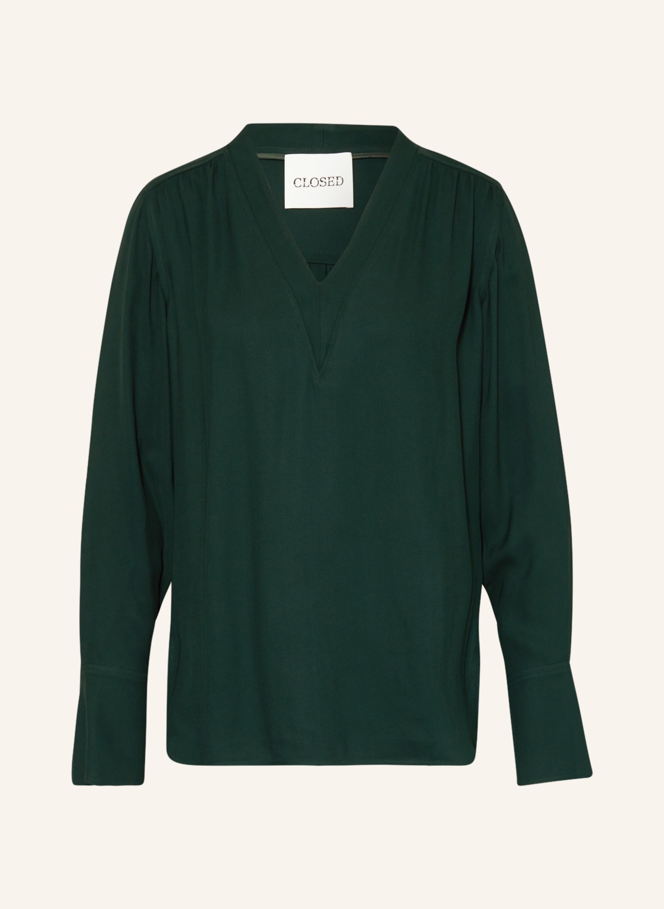 CLOSED Shirt blouse, Color: DARK GREEN (Image 1)