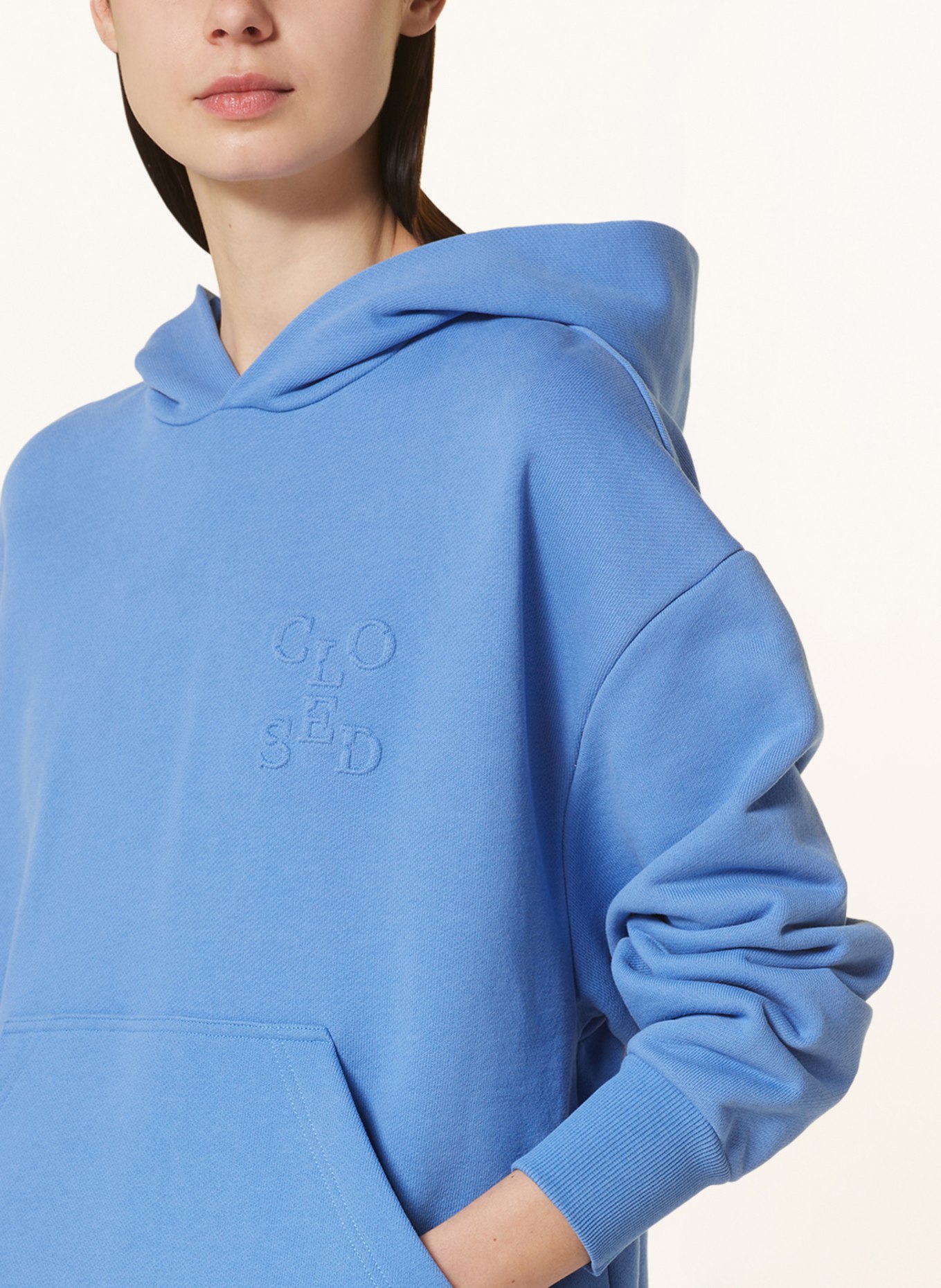 CLOSED Hoodie, Color: BLUE (Image 5)