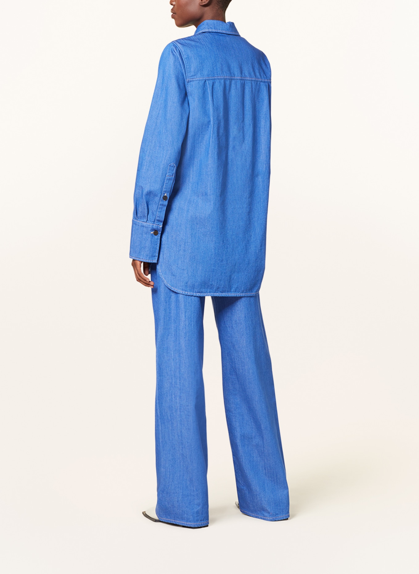 CLOSED Denim blouse, Color: BLUE (Image 3)