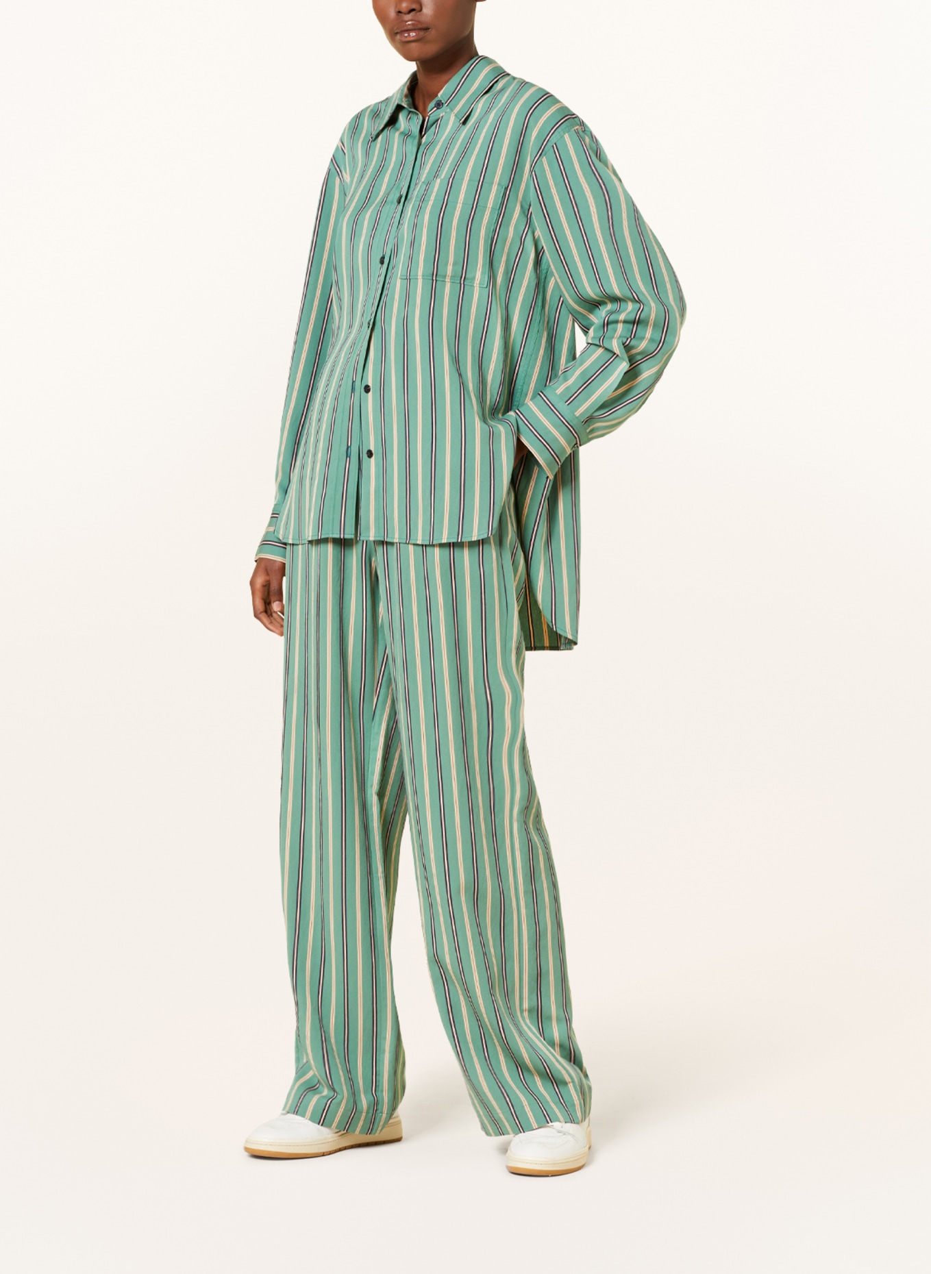 CLOSED Spodnie marlena WINONA, Kolor: ZIELONY/ BEŻOWY/ CZARNY (Obrazek 2)