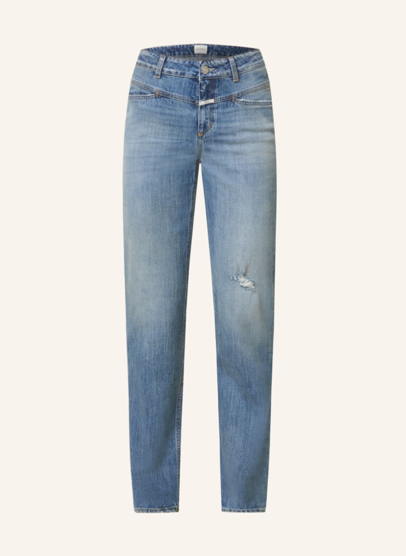 CLOSED Straight Jeans, Farbe: MBL MID BLUE (Bild 1)