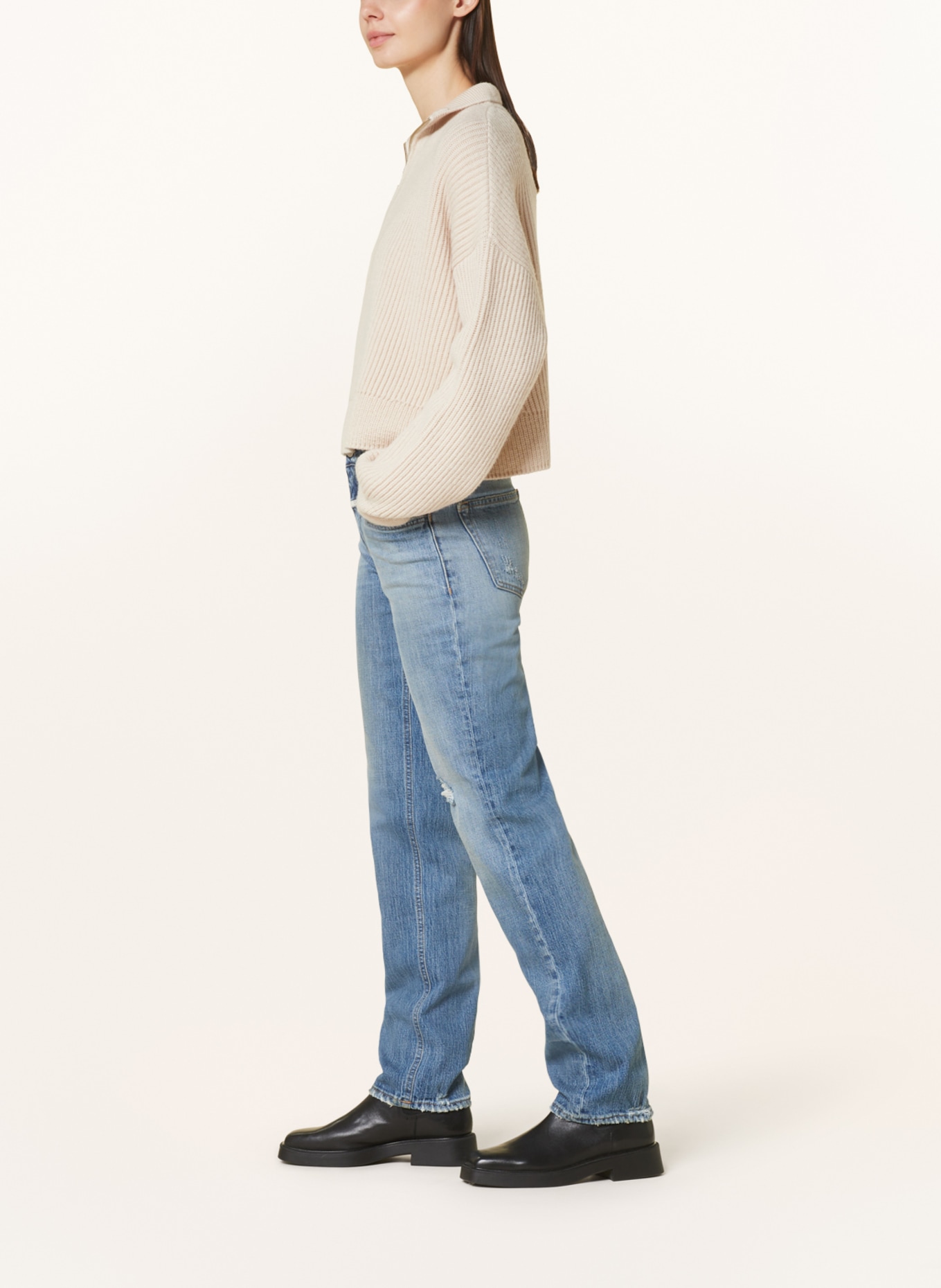 CLOSED Straight Jeans, Farbe: MBL MID BLUE (Bild 4)