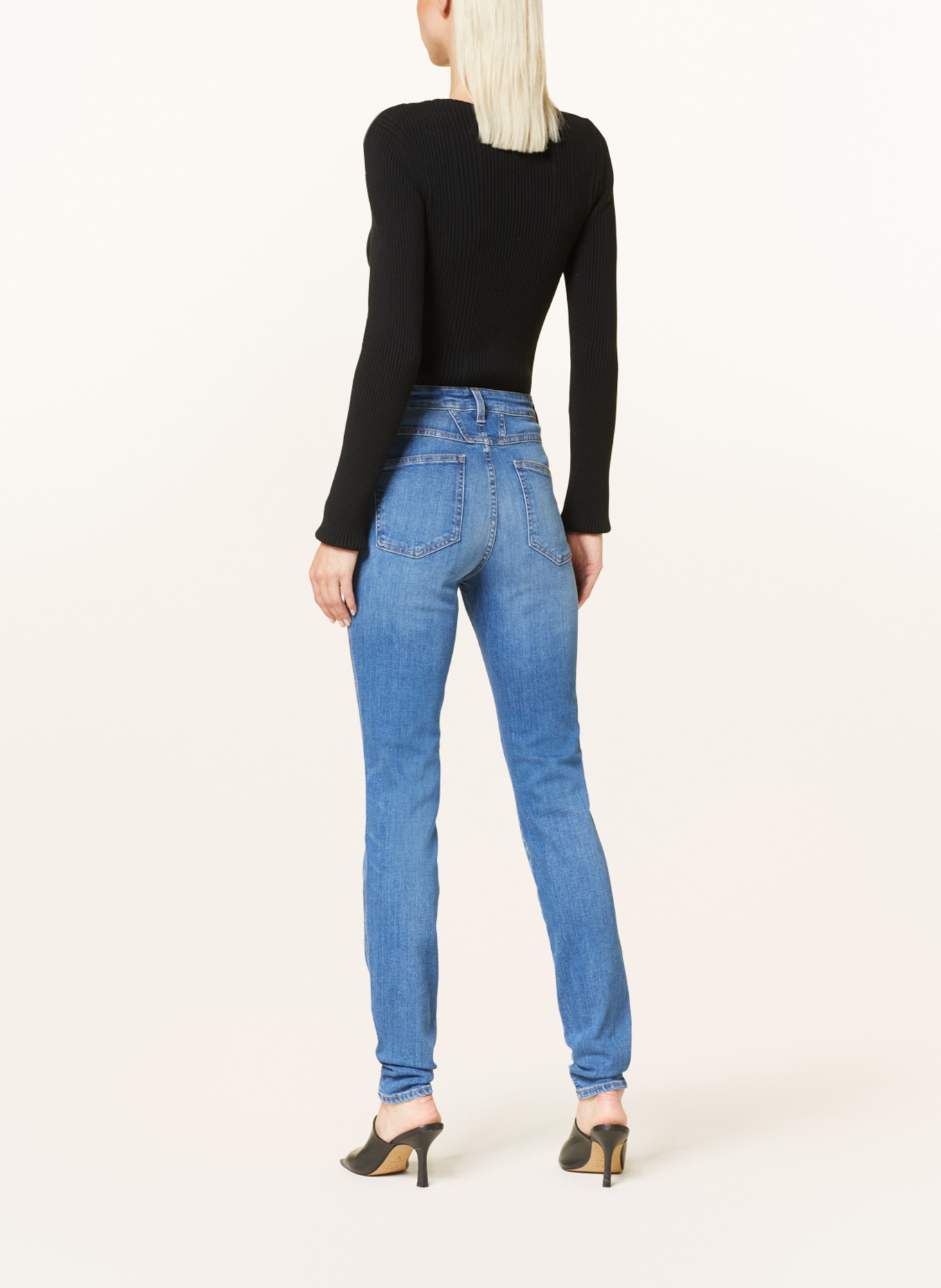 CLOSED Skinny Jeans SKINNY PUSHER, Farbe: MBL MID BLUE (Bild 3)