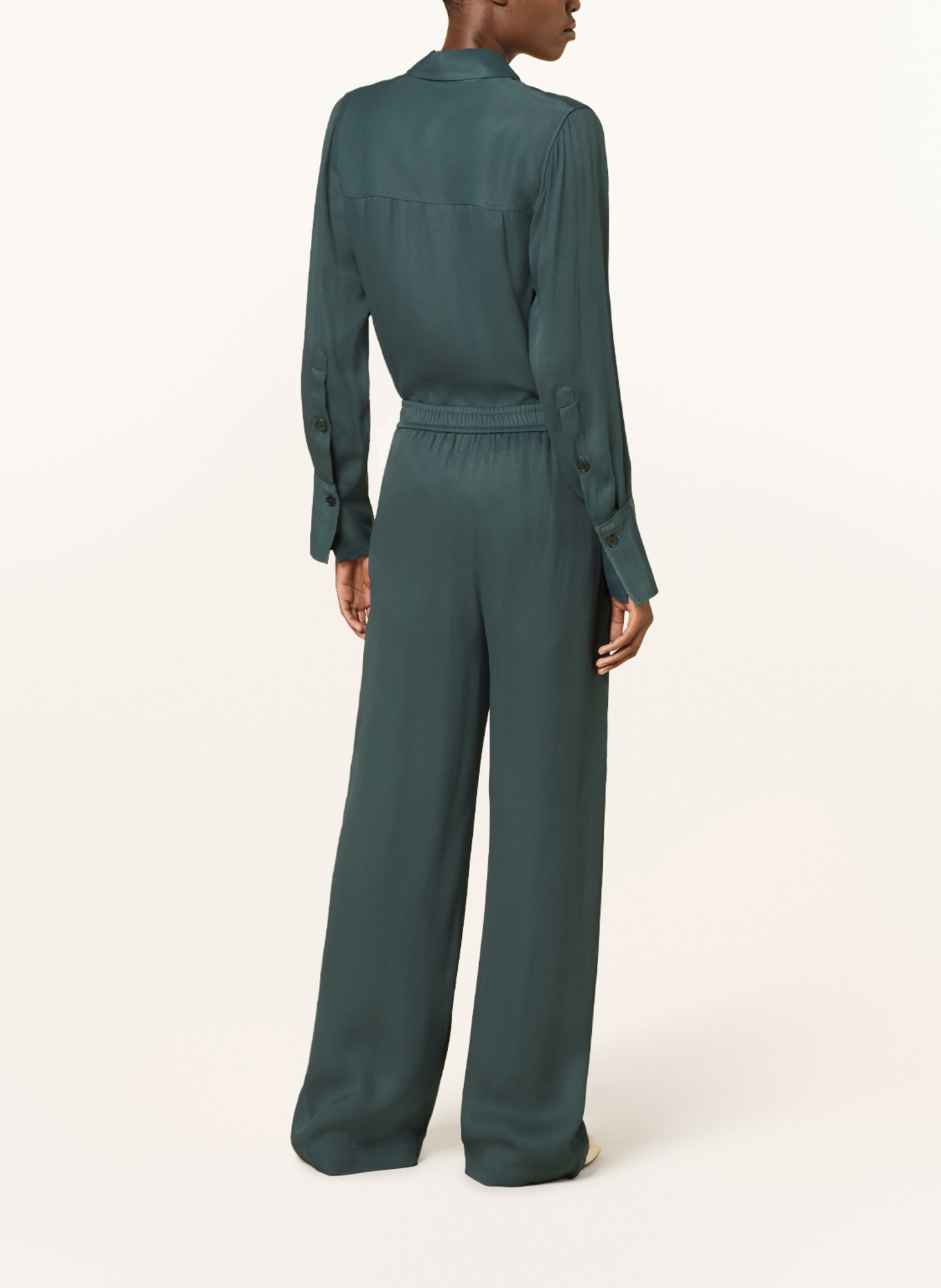 CLOSED Wide leg trousers WINONA, Color: TEAL (Image 3)