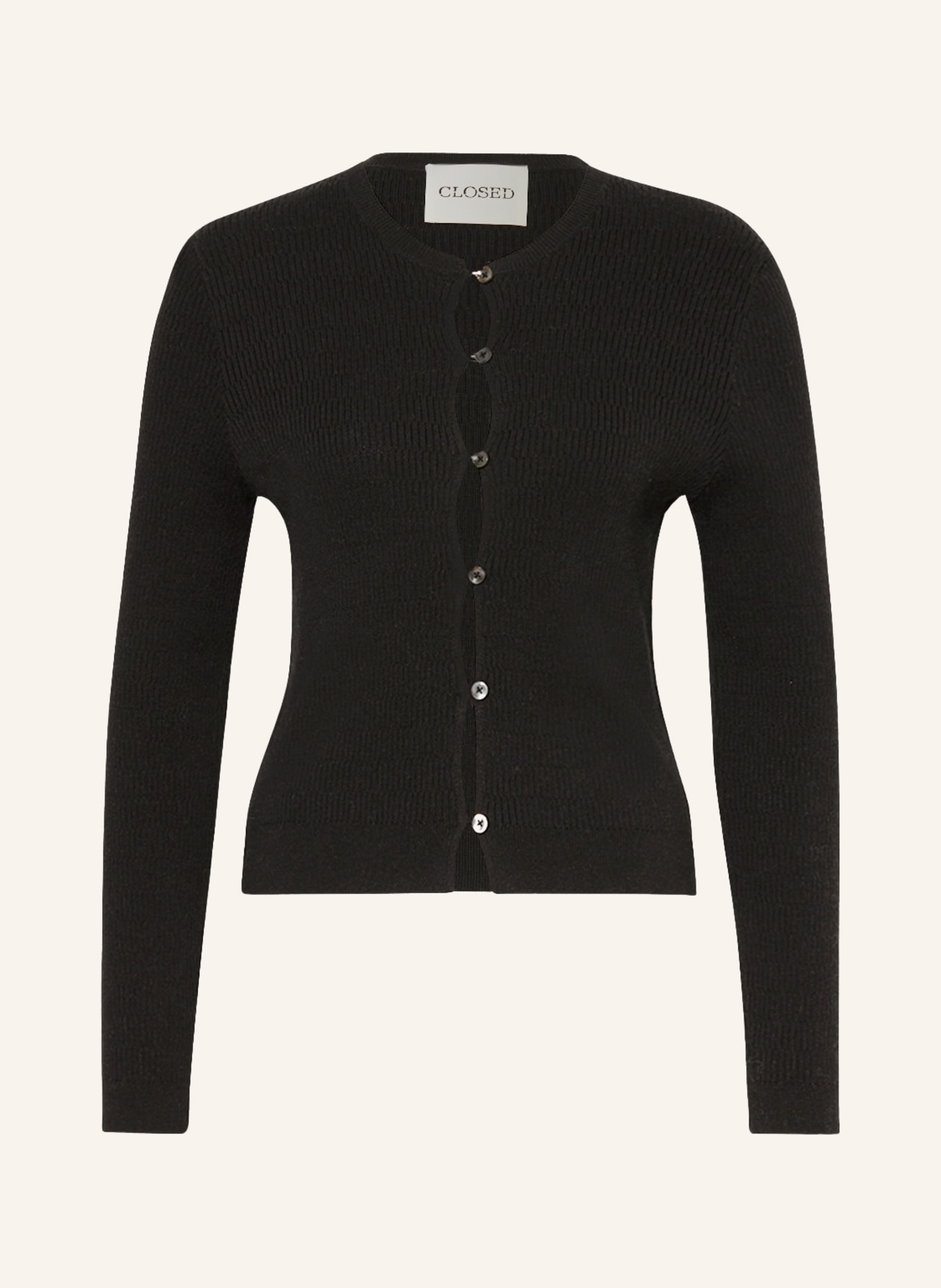 CLOSED Cardigan, Color: BLACK (Image 1)