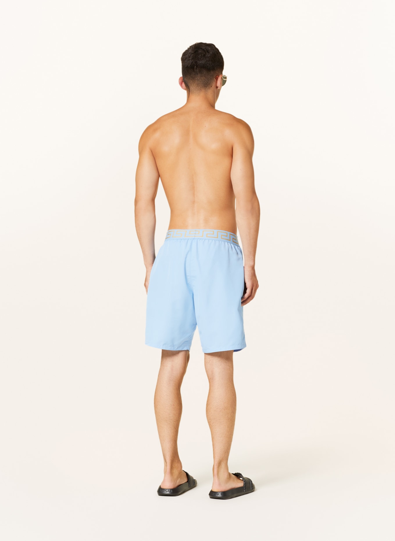 VERSACE Swim shorts, Color: LIGHT BLUE (Image 3)