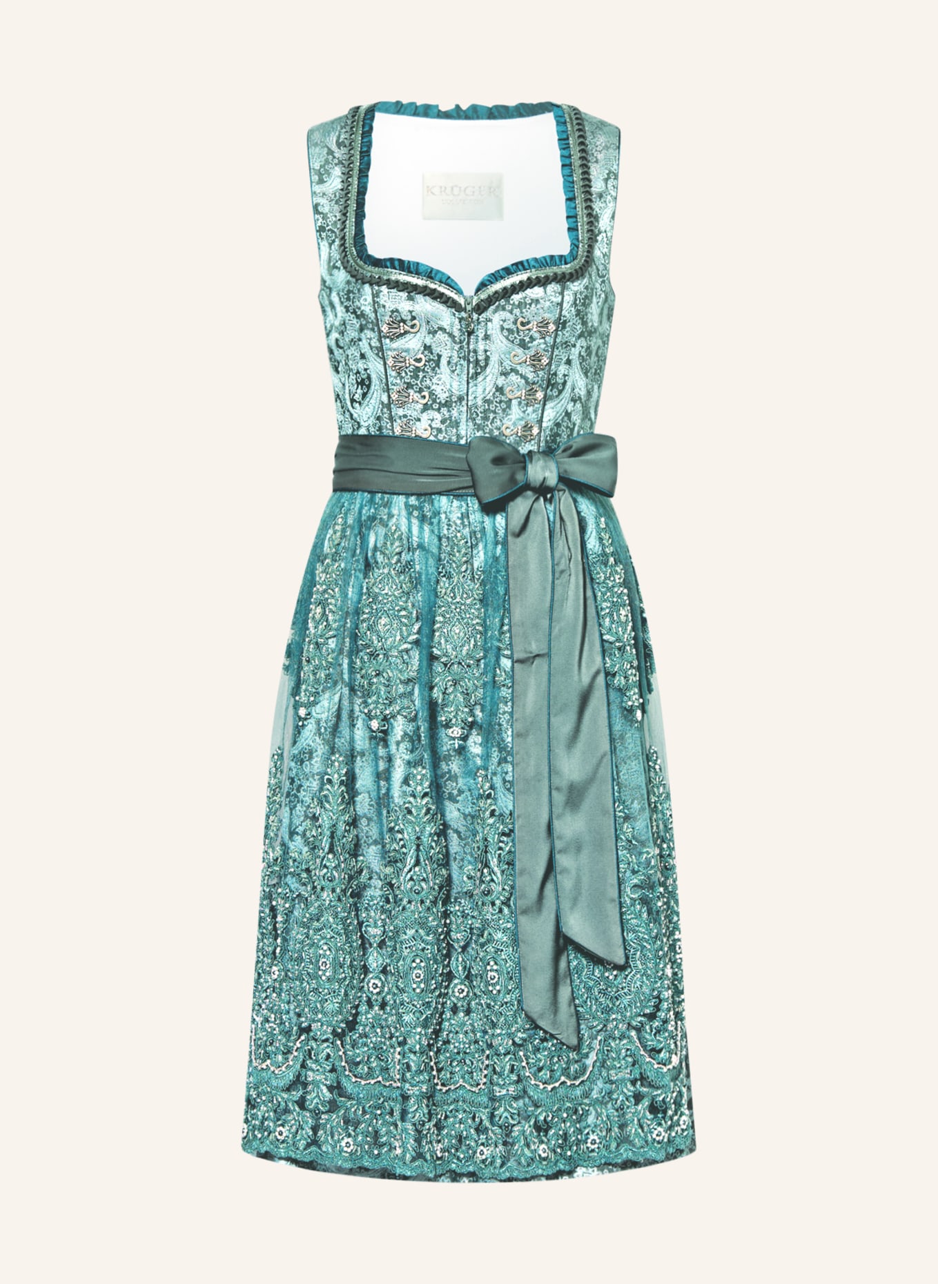 KRÜGER Dirndl, Farbe: GRÜN/ MINT (Bild 1)