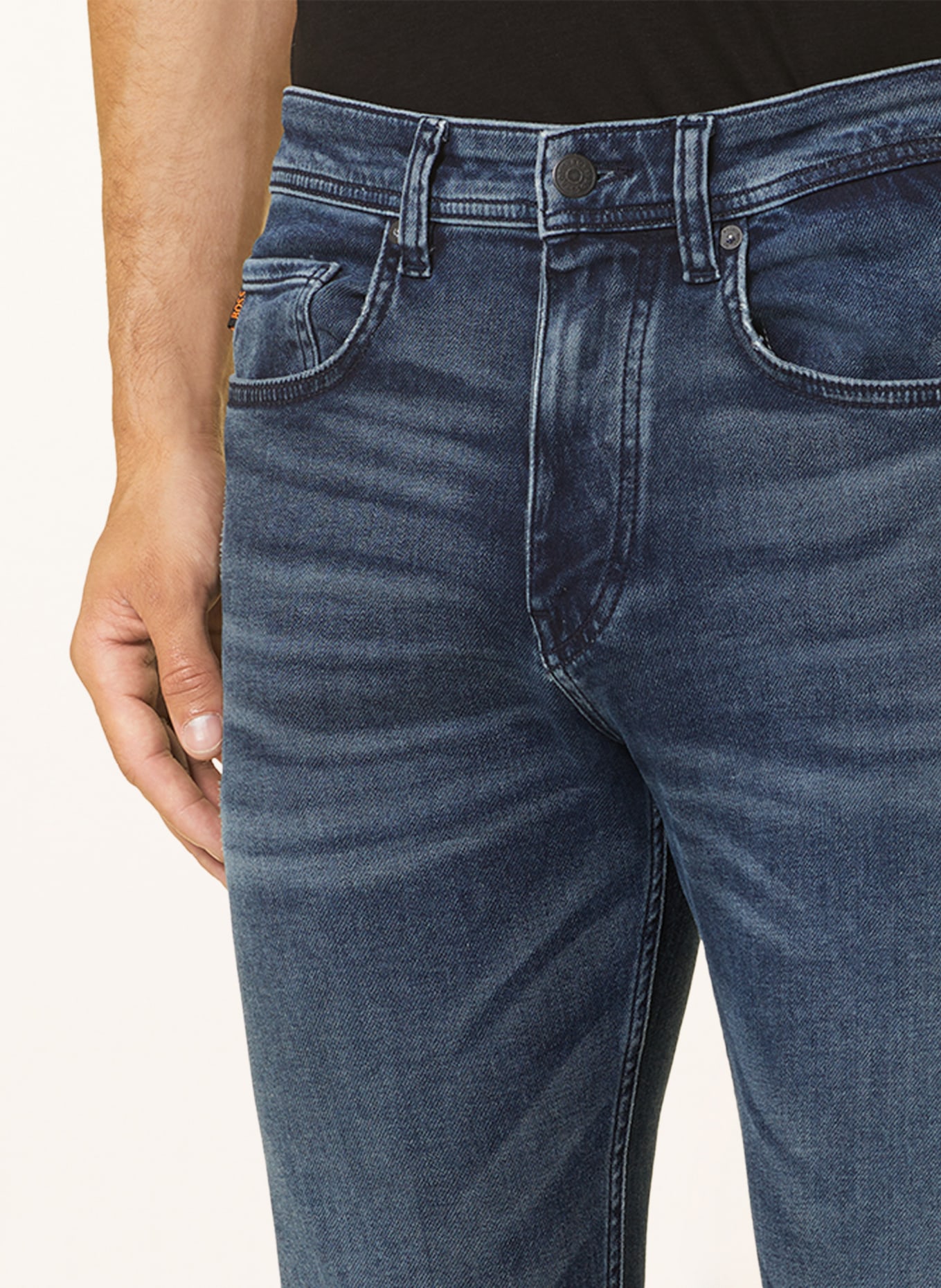 BOSS Jeans TABER Tapered Fit, Farbe: 423 MEDIUM BLUE (Bild 5)
