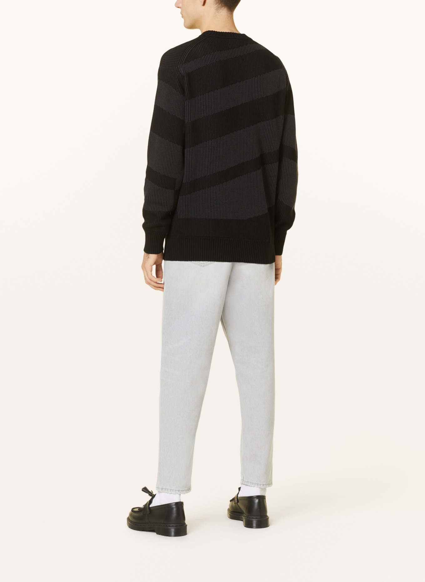 BOSS Sweater ARACE, Color: BLACK/ DARK GRAY (Image 3)