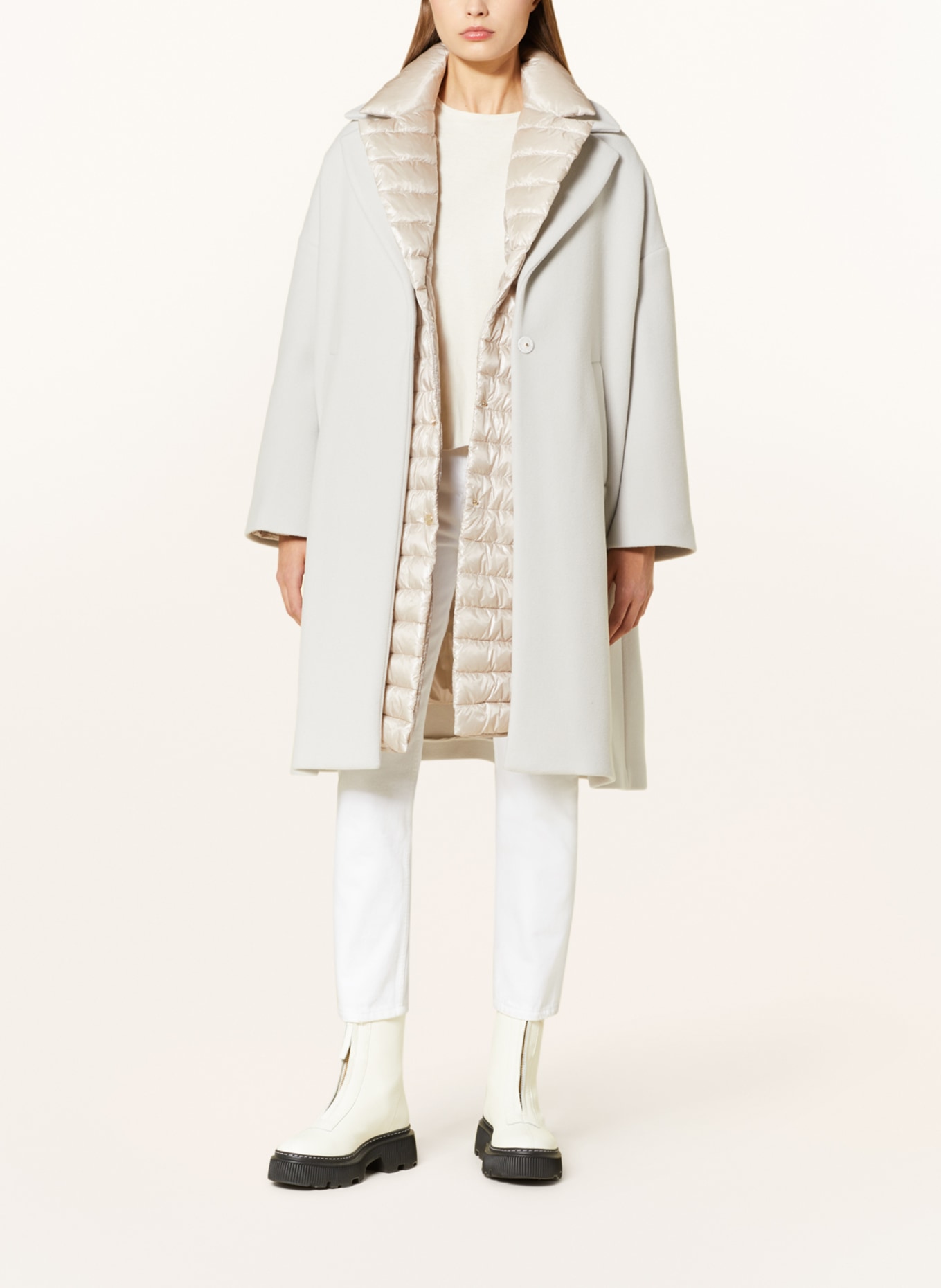 HERNO 3-in-1 coat, Color: CREAM (Image 2)